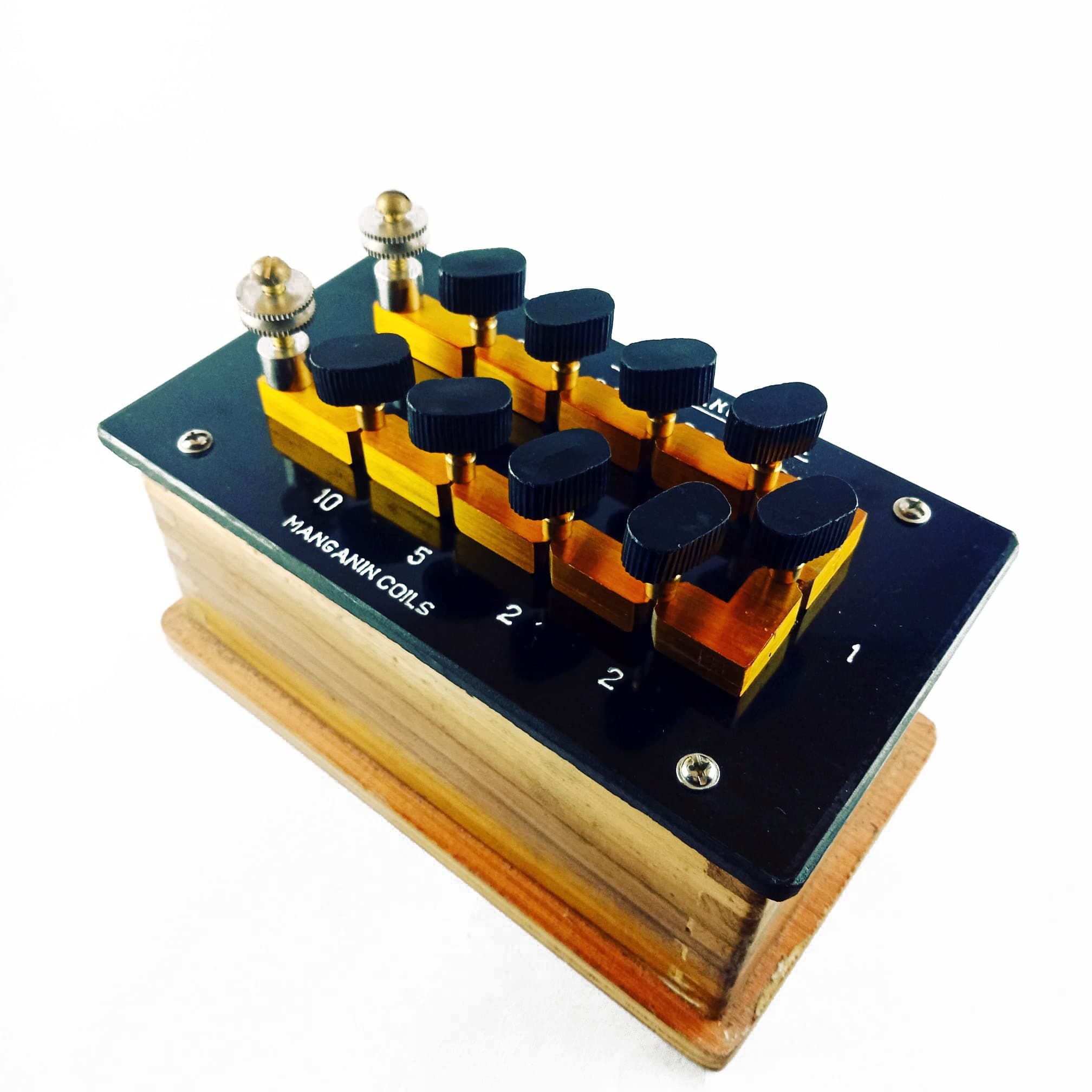 WITEG Resistance Box Plug Type || Range Between 1 to 500 Ohm || Resistance Box for Physics and Electronic Lab