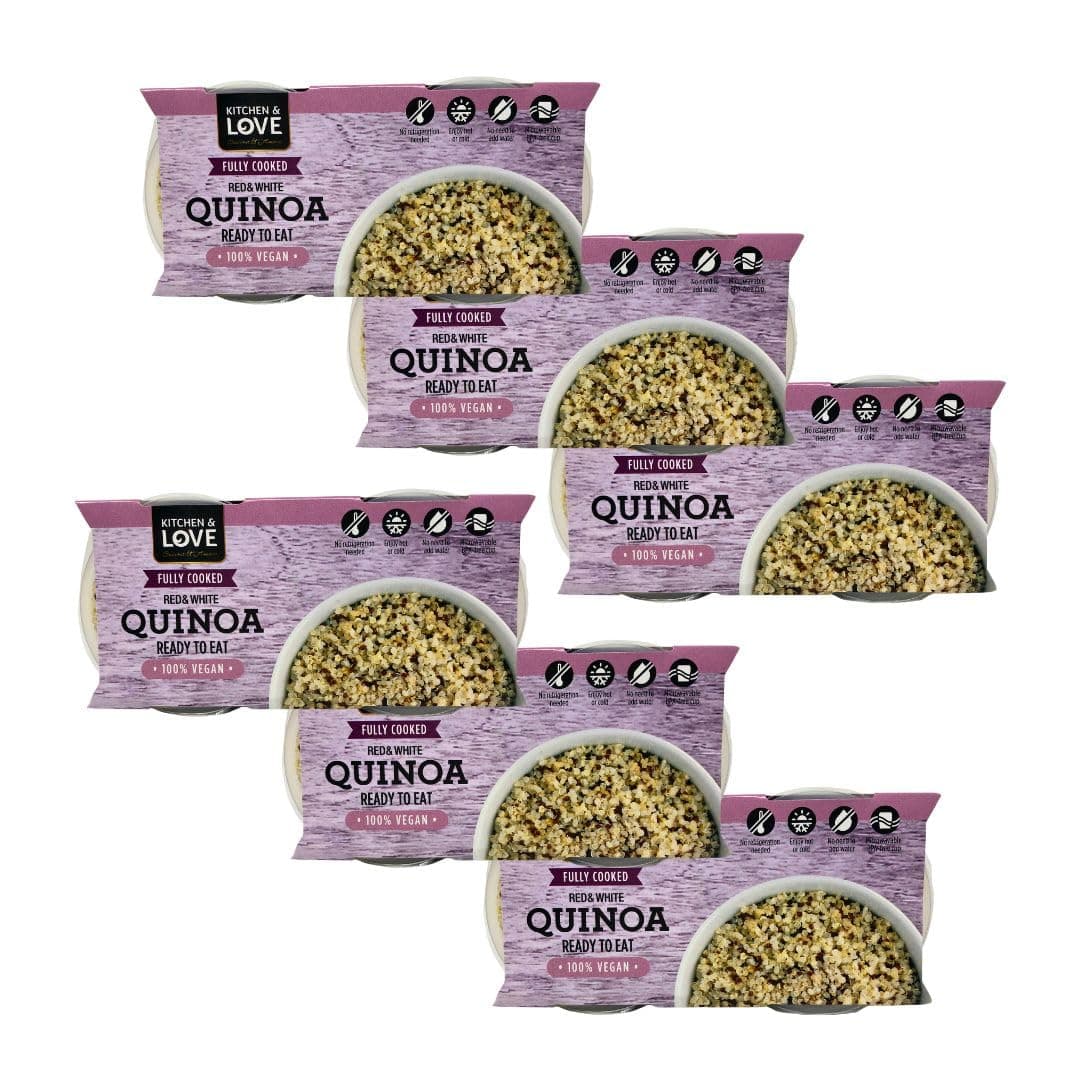 Quinoa Quick Cups (Fully Cooked Red & White Quinoa 12-Cups)