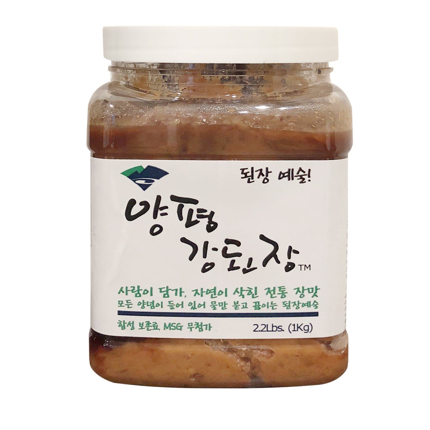 Yangpyeong Premium Unpasteurized Seasoned Soybean Paste 2.2lbs (Soybean Paste, 1 Pack)