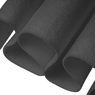 FabricLA Acrylic Felt Fabric | Soft, Non-Stiff Material | 72” Wide, 1.6mm Thick | Felt by The Yard for Crafts, Sewing, Padding & DIY Projects | 4 Yard (Dark Grey A60)