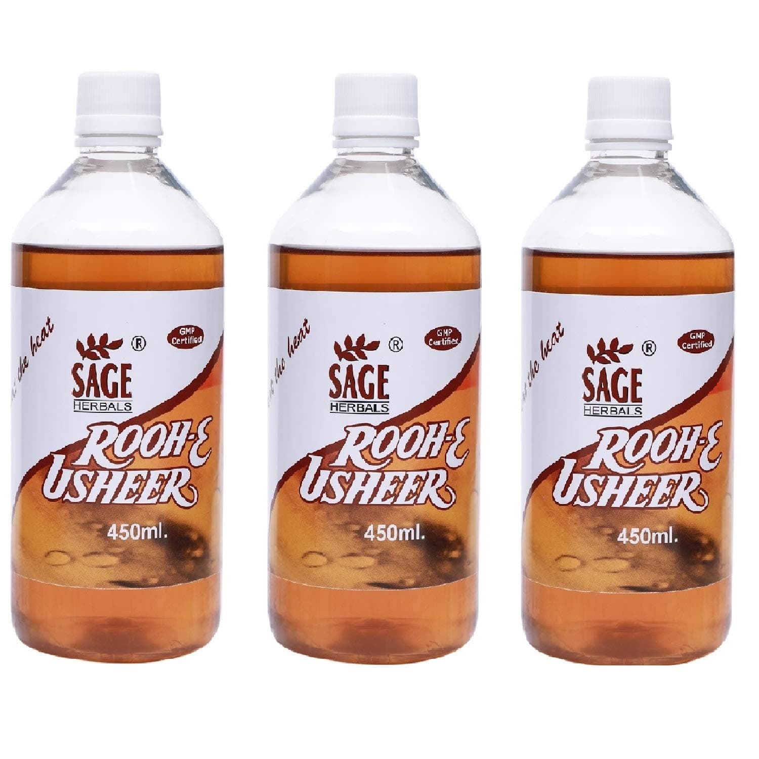 - Rooh E Usheer Tonic, Khas Root Syrup for Glowing and Blemish free Skin, Refreshing Drink For Summer Pack of 3, 450 ml
