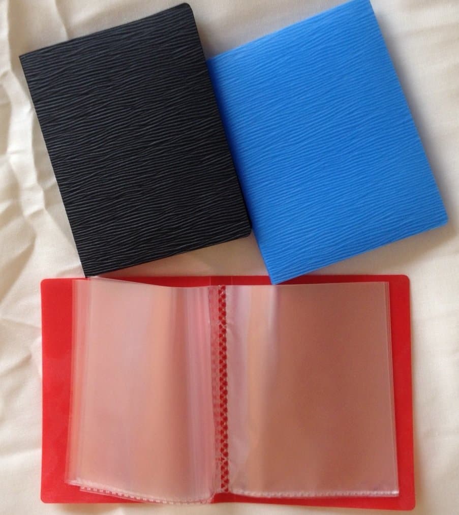 Credit Card Folder (14 Pockets × 3 Books)