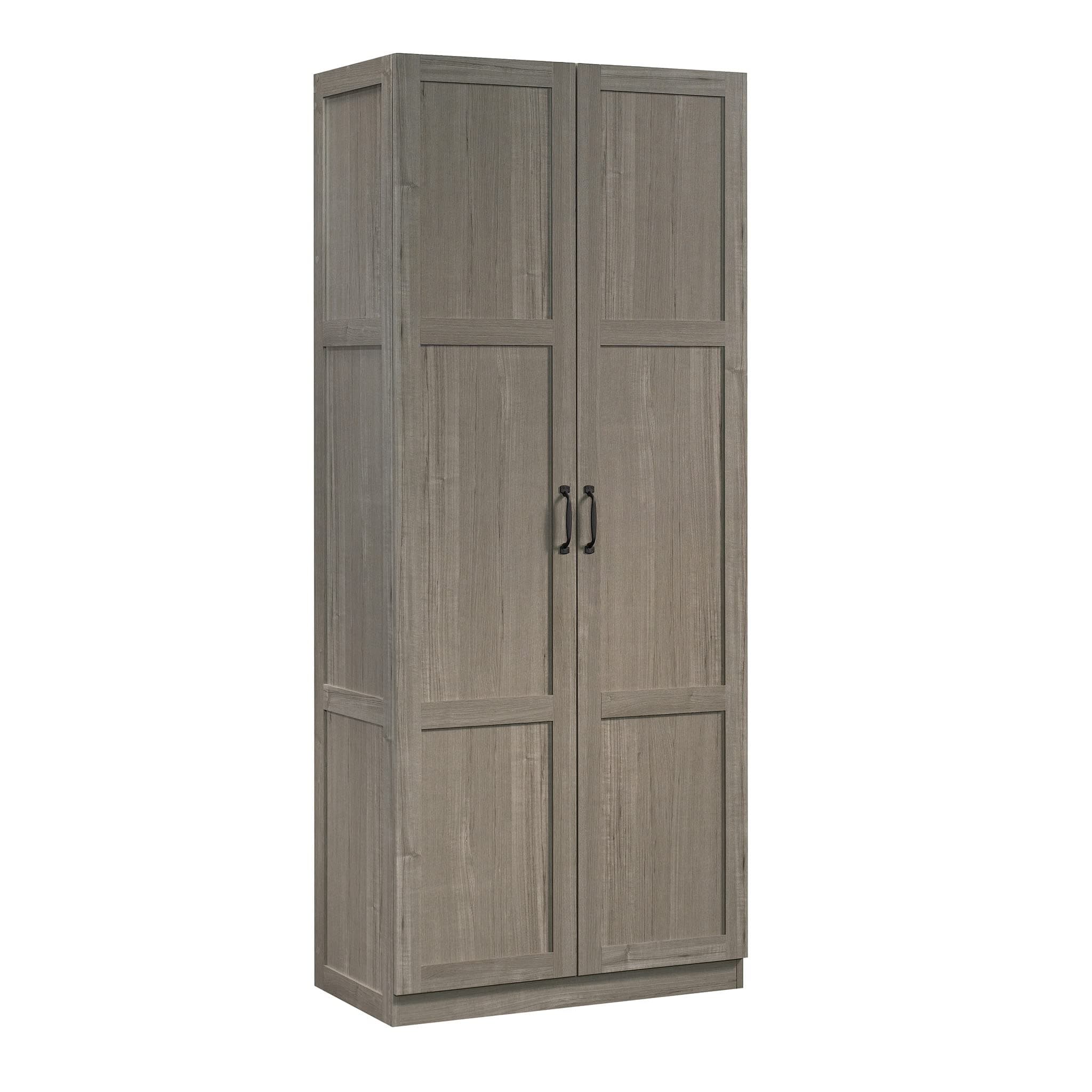 Select 71" Storage Cabinet, Pantry Cabinet Kitchen Storage with Adjustable Shelves, Bathroom Storage Cabinet, in Silver Sycamore