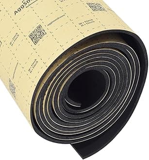 Sound Deadening Mat 157mil(4 mm) 107.64sqft - Car Sound Deadening Material Closed Cell Foam - Heat Insulation PE Foam Sound Deadener Material & Heat Barrier