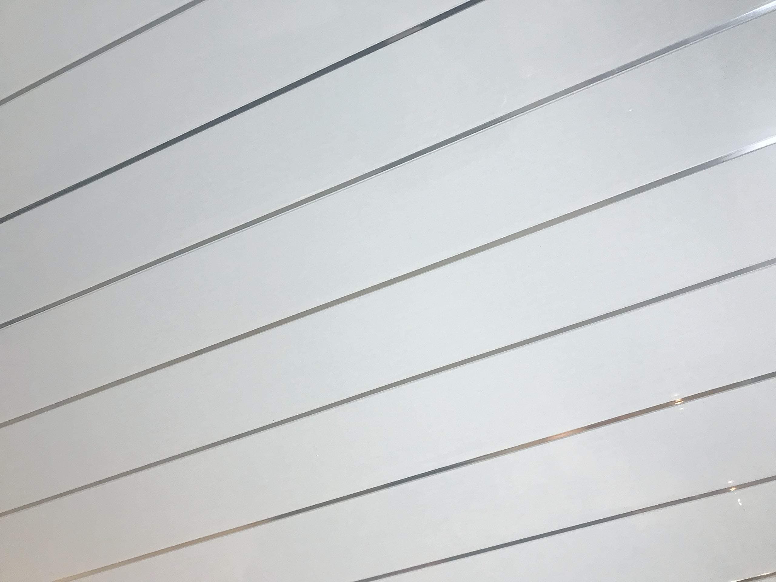 10 Twin Chrome PVC Bathroom Cladding Shower Wall & Ceiling Panels