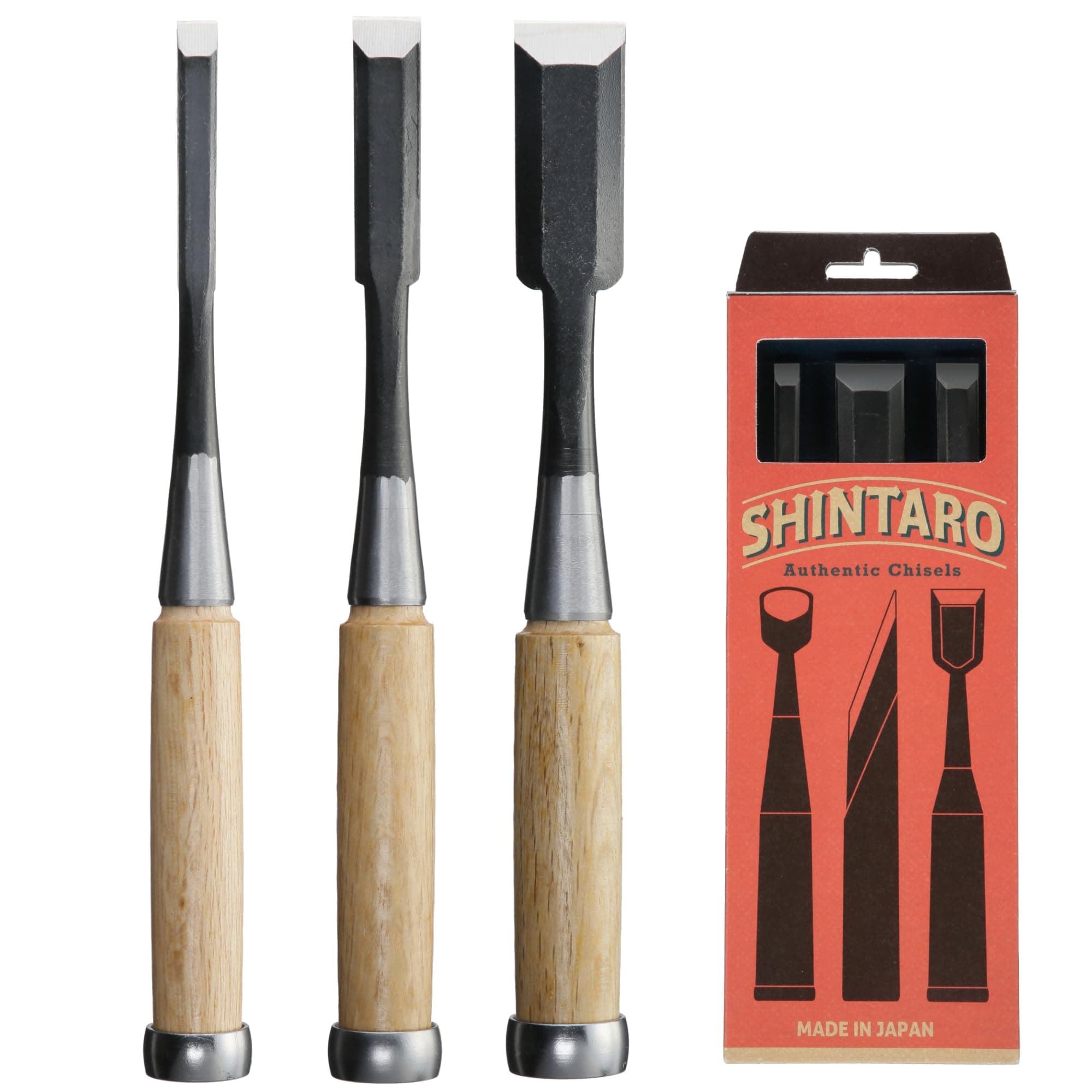 SHINTARO Authentic Japanese Chisel Set of 3