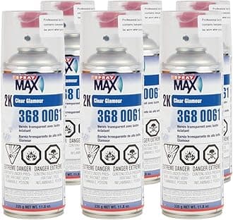 Spray max USC 2k High Gloss Clearcoat Aerosol (6 PACK)