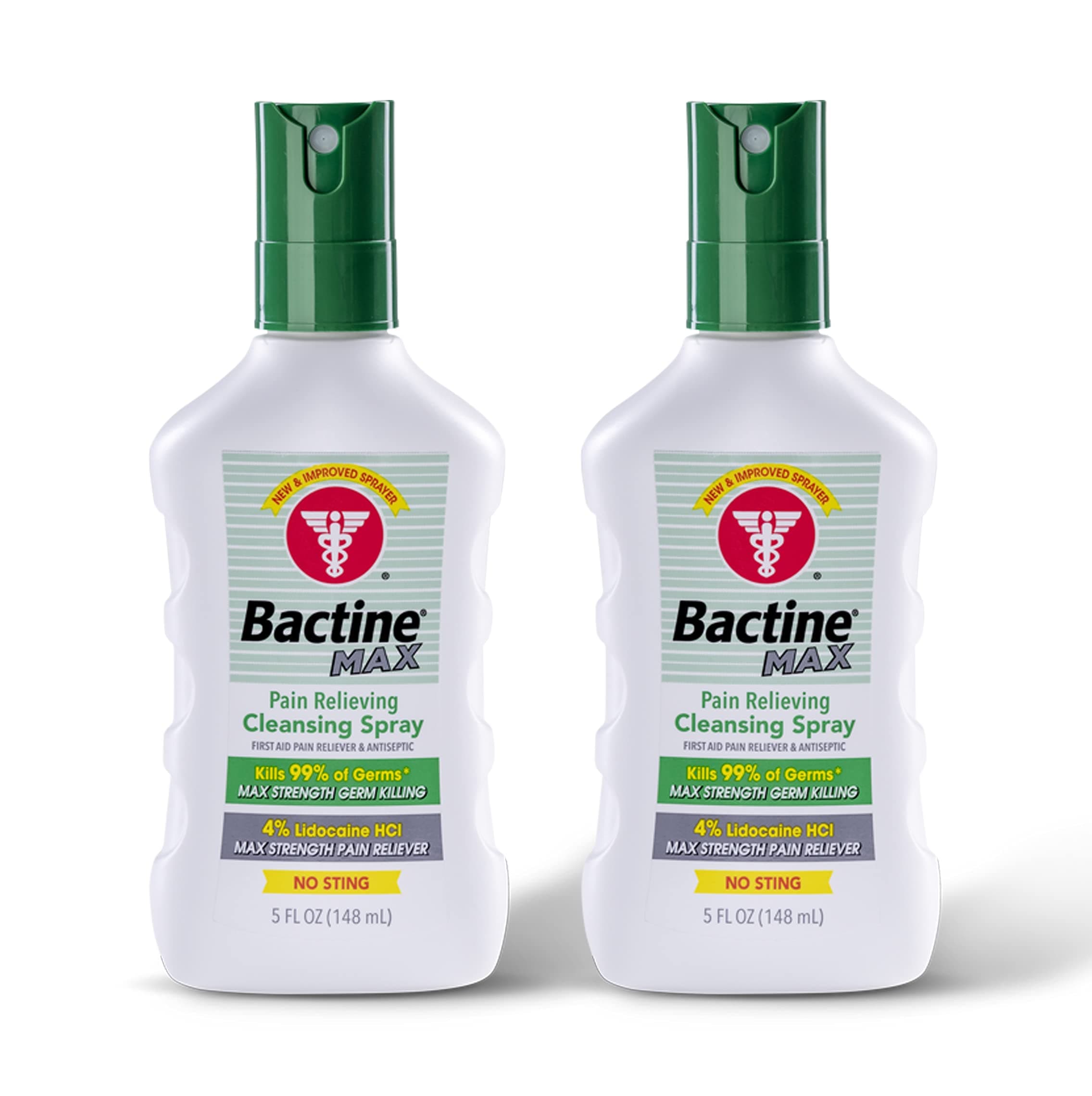 Bactine MAX 5 oz Pain Relieving Spray 2 pk