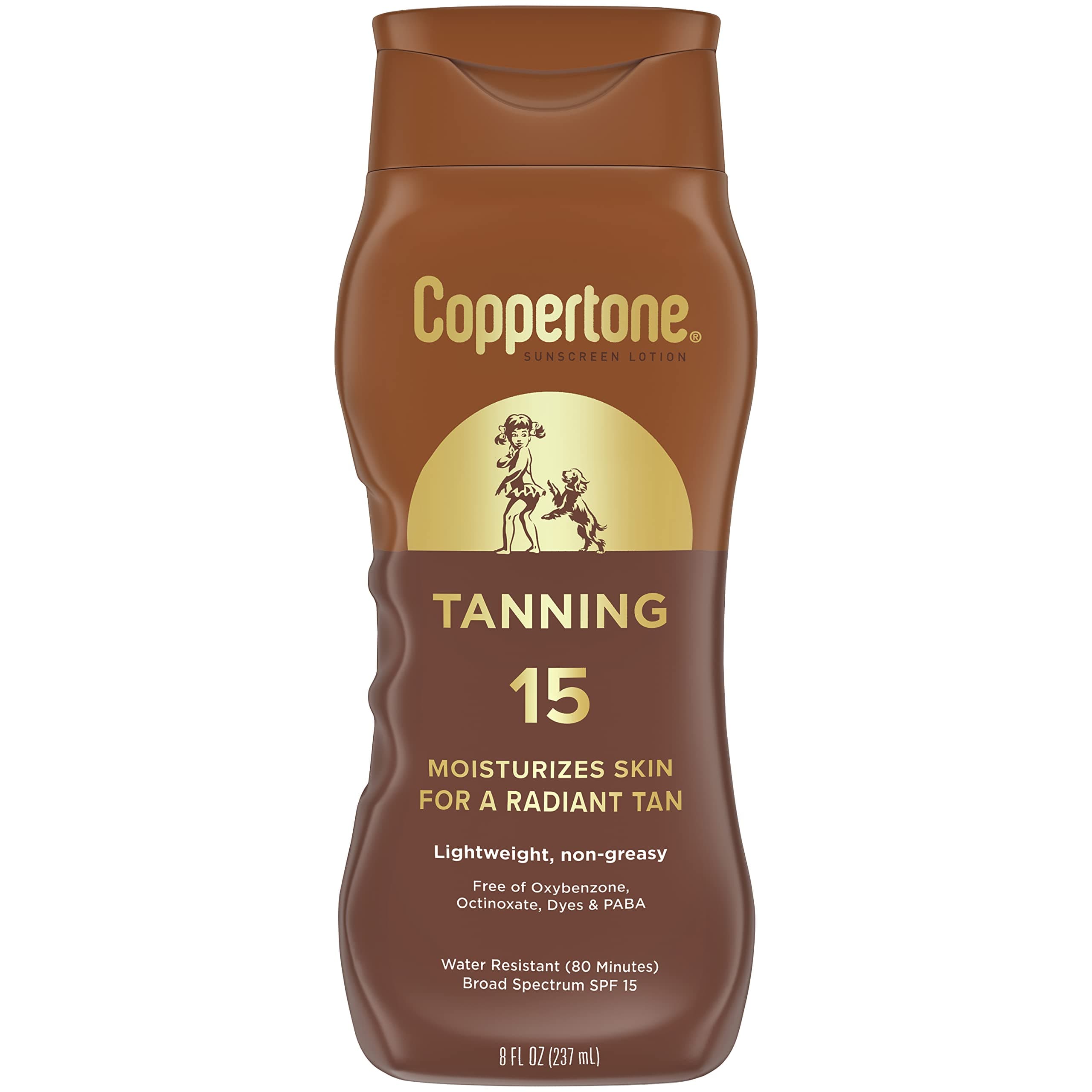 SPF 15 Tanning Lotion, 8 Fluid Ounce