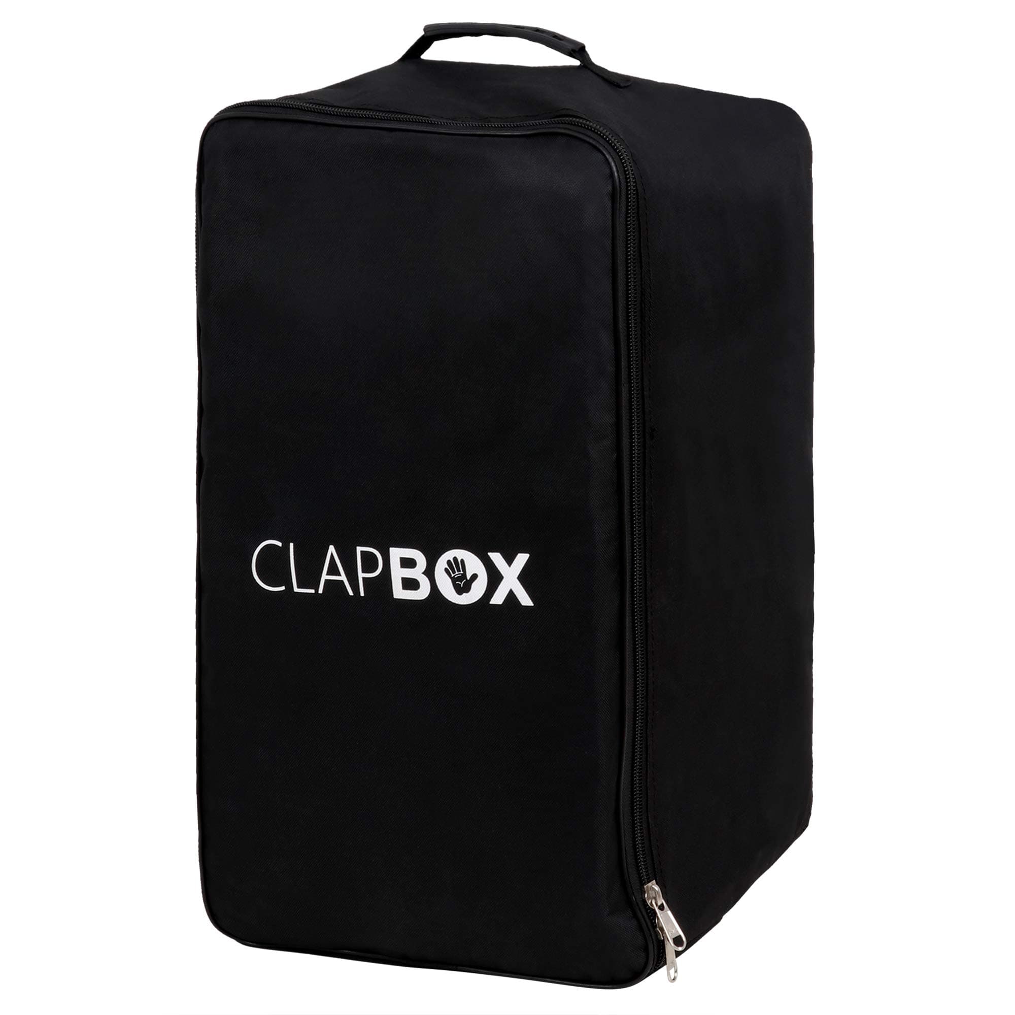 Clapbox Cajon Bag with Carry Handle, Shoulder Straps - Universal Size, Single Pocket (Black)