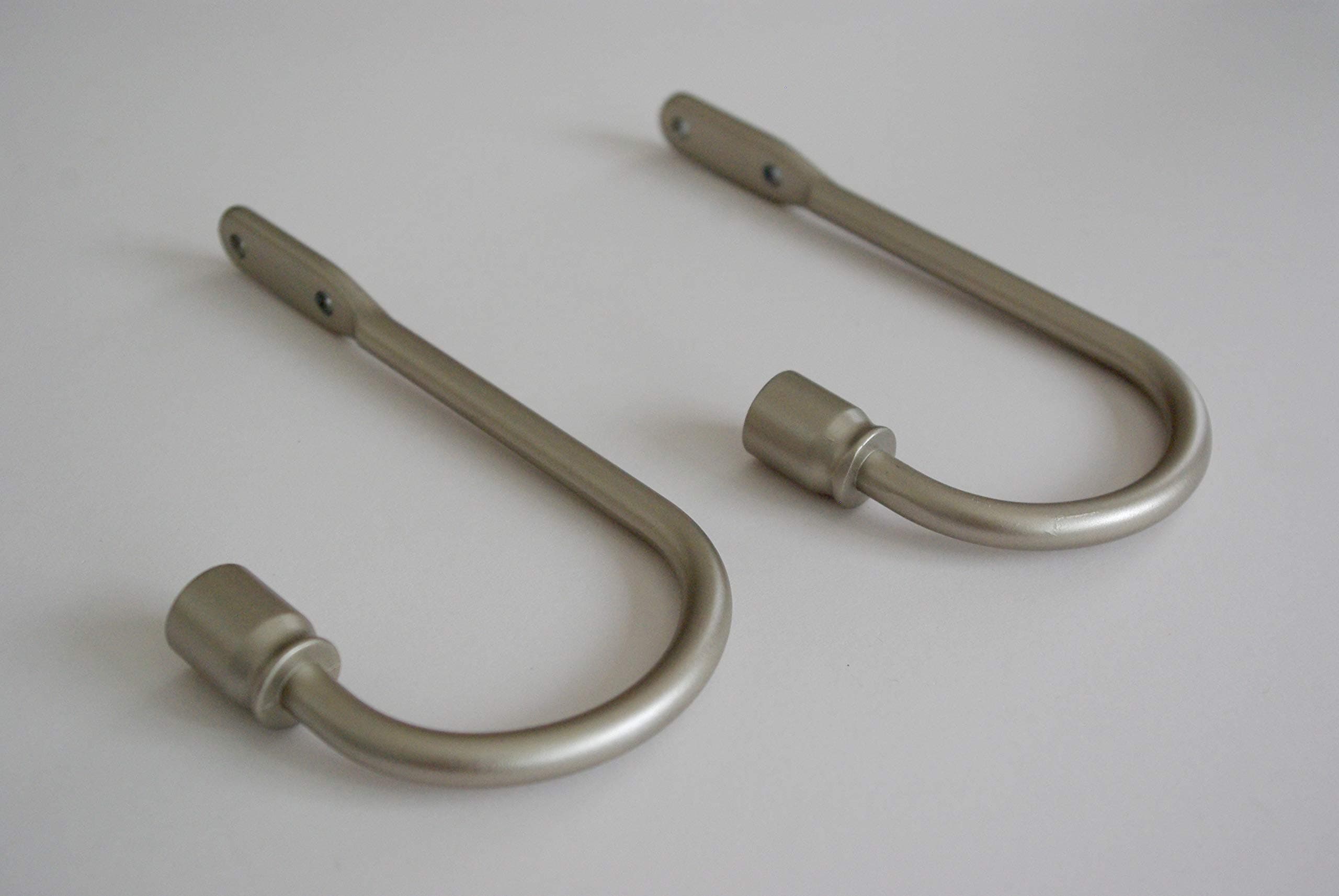 Curtain Holdbacks – Silver/Chrome 150mm (Pack of 2)