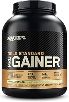 Optimum Nutrition Pro Gainer Vanilla Custard, 5.09 Lbs