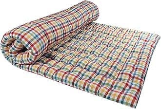 Rajasthan Handloom Large Soft Cotton Multicolour Mattress 2-Sleeping Capacity (5 X 6 ft) 5 KG