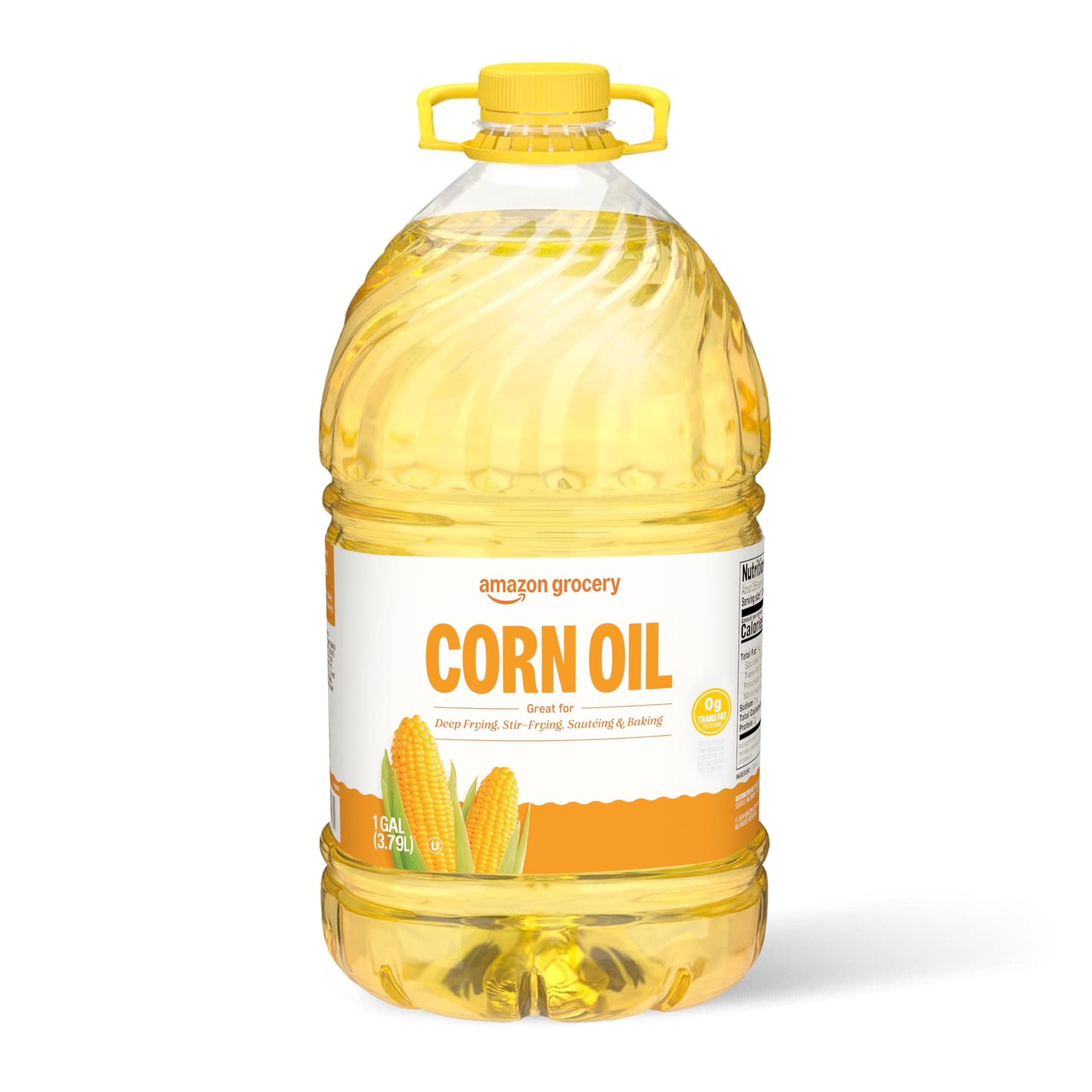 Amazon Grocery, Corn Oil, 128 Fl Oz
