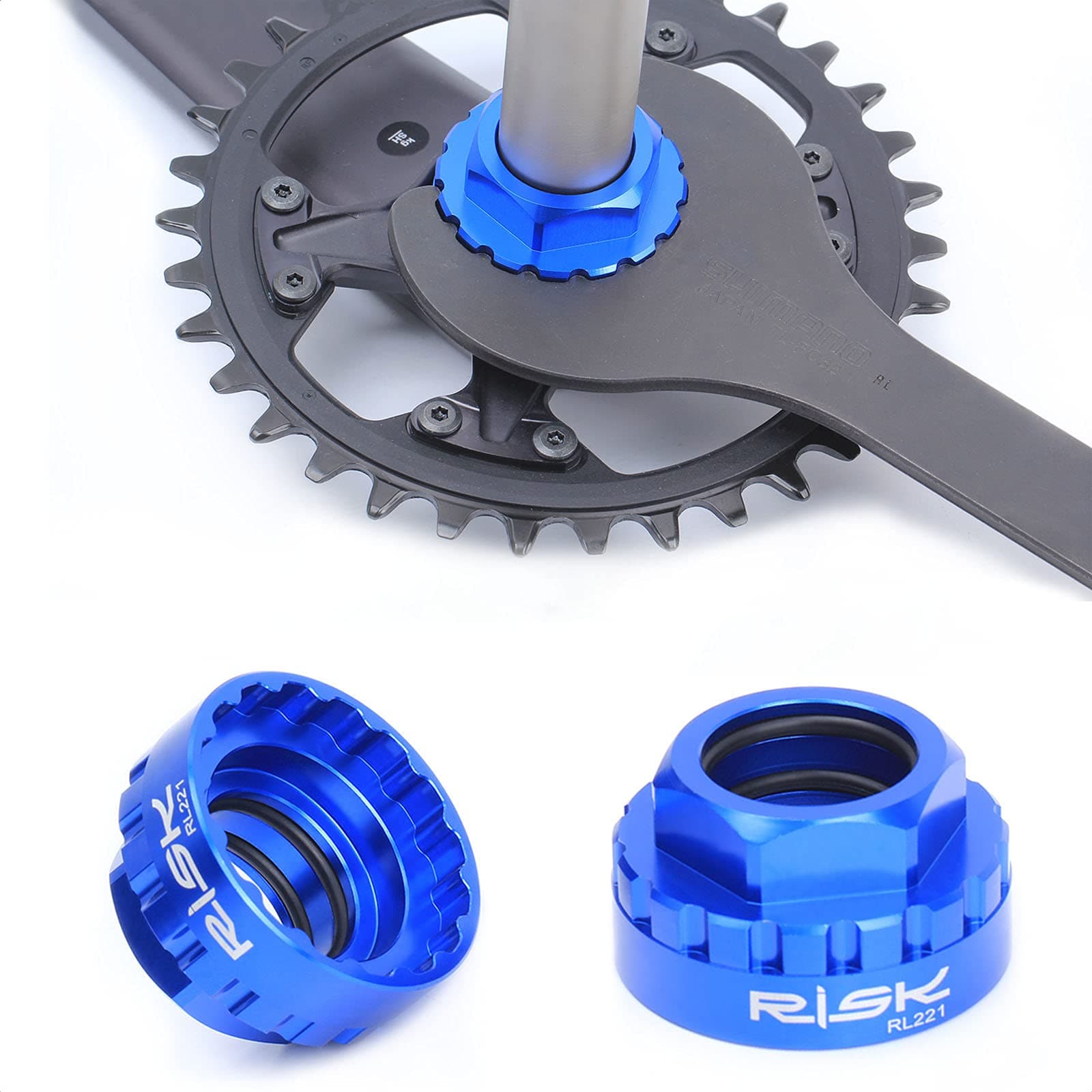 12 Speed Bicycle Chainring Lock Ring Removal Tool for Shimano M7100 M8100 M9100 XT SLX MTB Road Bike Direct Mount Crankset