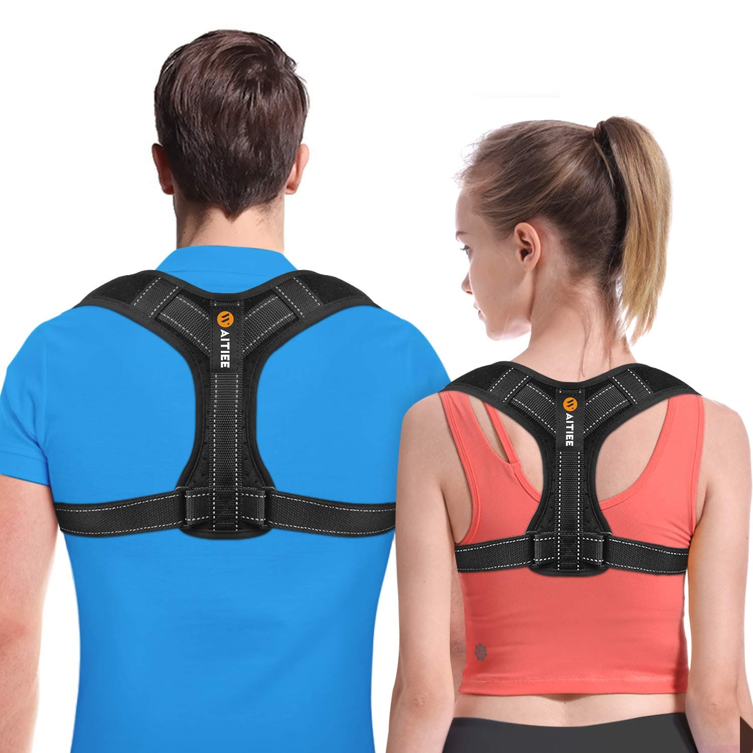 Back Posture Corrector for Men and Women - Posture Brace - Adjustable Back Straightener -Effective Comfortable Adjustable Posture Correct Brace - Posture Support - Kyphosis Brace (L)