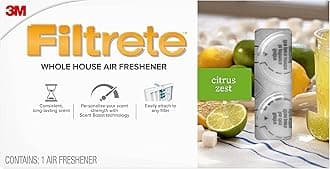 FiltreteWhole House Air Freshener for AC Furnace Air Filter, Citrus Zest