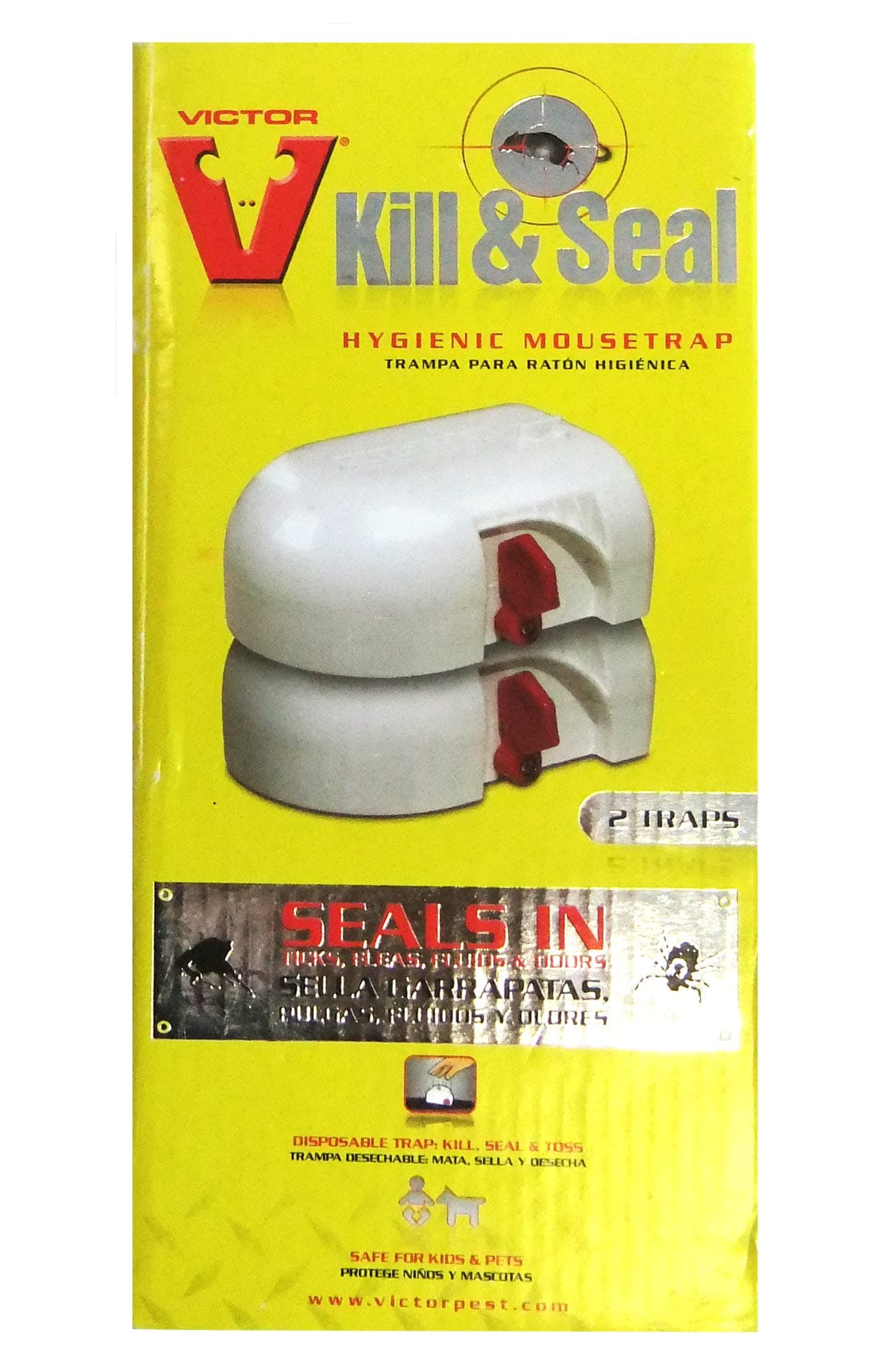 Electric Mouse Trap for 100% Kill Rate - Instant & Humane Rodent Pest Control Trap #M2524S