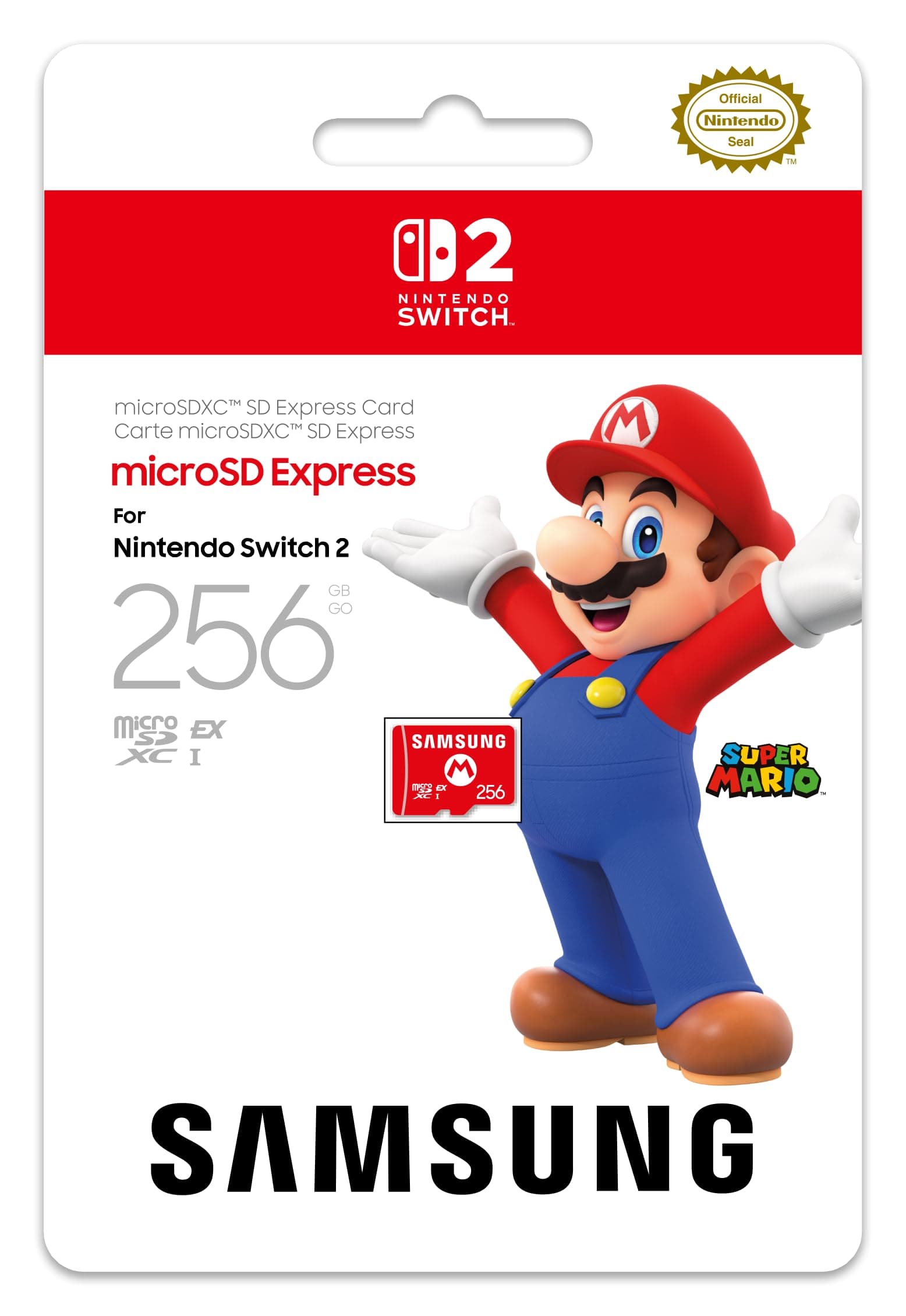 Nintendo Samsung mircoSD Express Card 256 GB