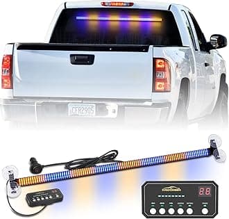 Amber Blue Traffic Advisor Light Bar