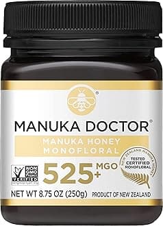 MGO 525+ Monofloral Manuka Honey, 8.75 Ounce