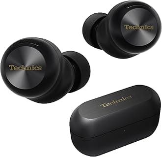Reference Class Hi-Fi Wireless Earbuds, Dolby Atmos, Head Tracking, Adaptive Noise Cancelling, 3 Device Multipoint, 10-hr Battery, Wireless Charging, in Ear Headphones - EAH-AZ100-K (Black)
