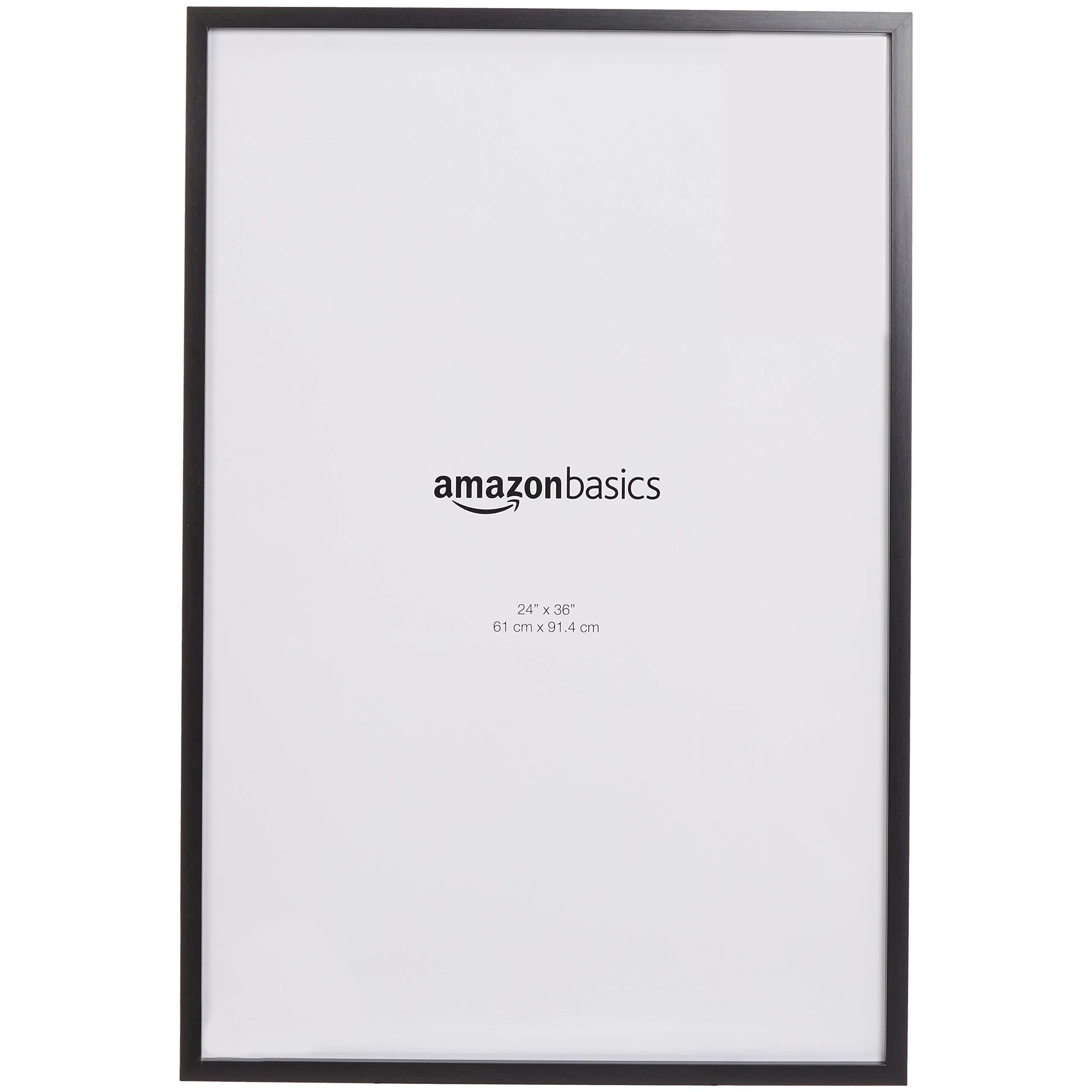 Amazon Basics Poster Photo Picture Frames - 61 x 91,4 cm, 2-Pack, Black