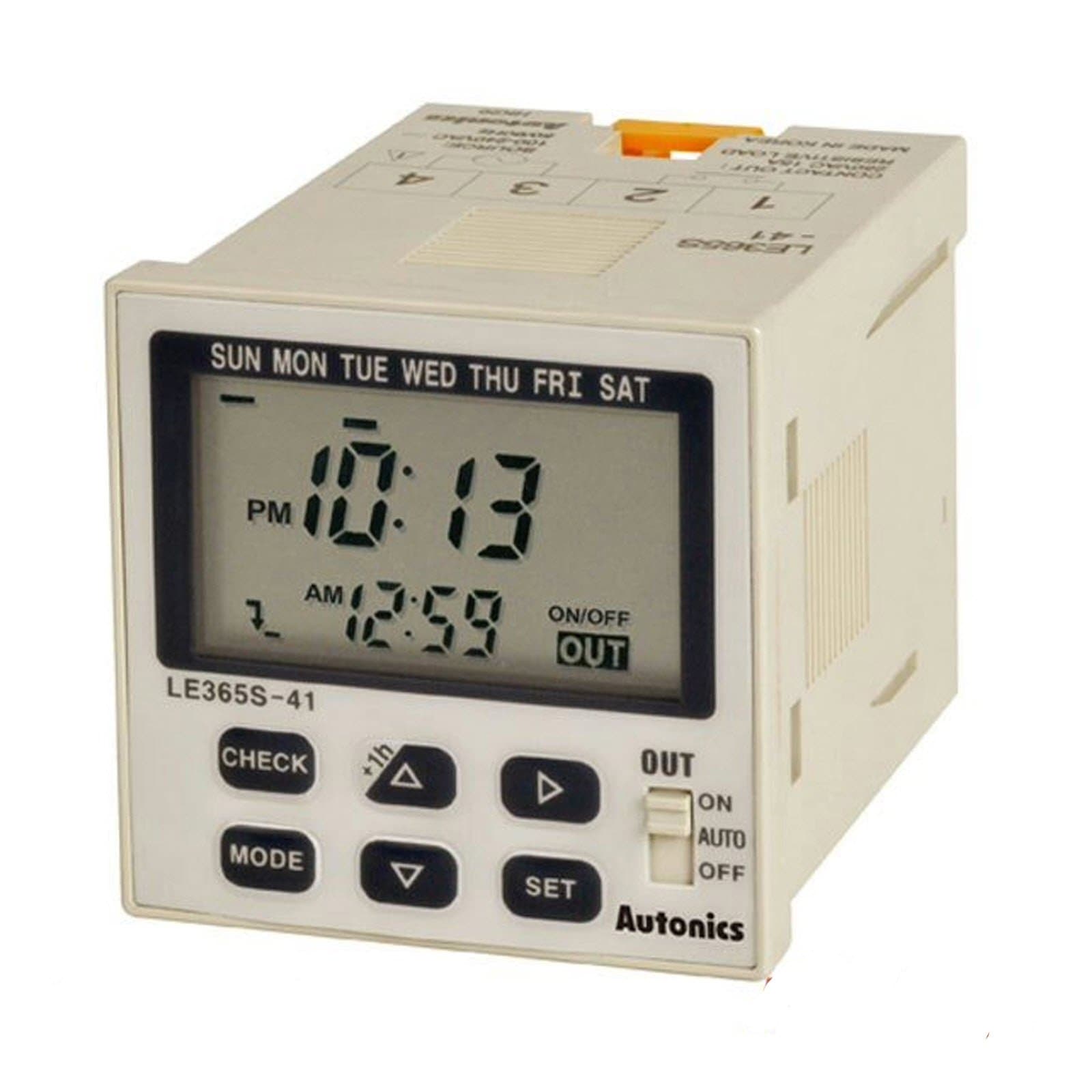 Industrial Digital Programmable Timer Autonics Korea LE365S-41 Time switch Weekly Yearly Relay output