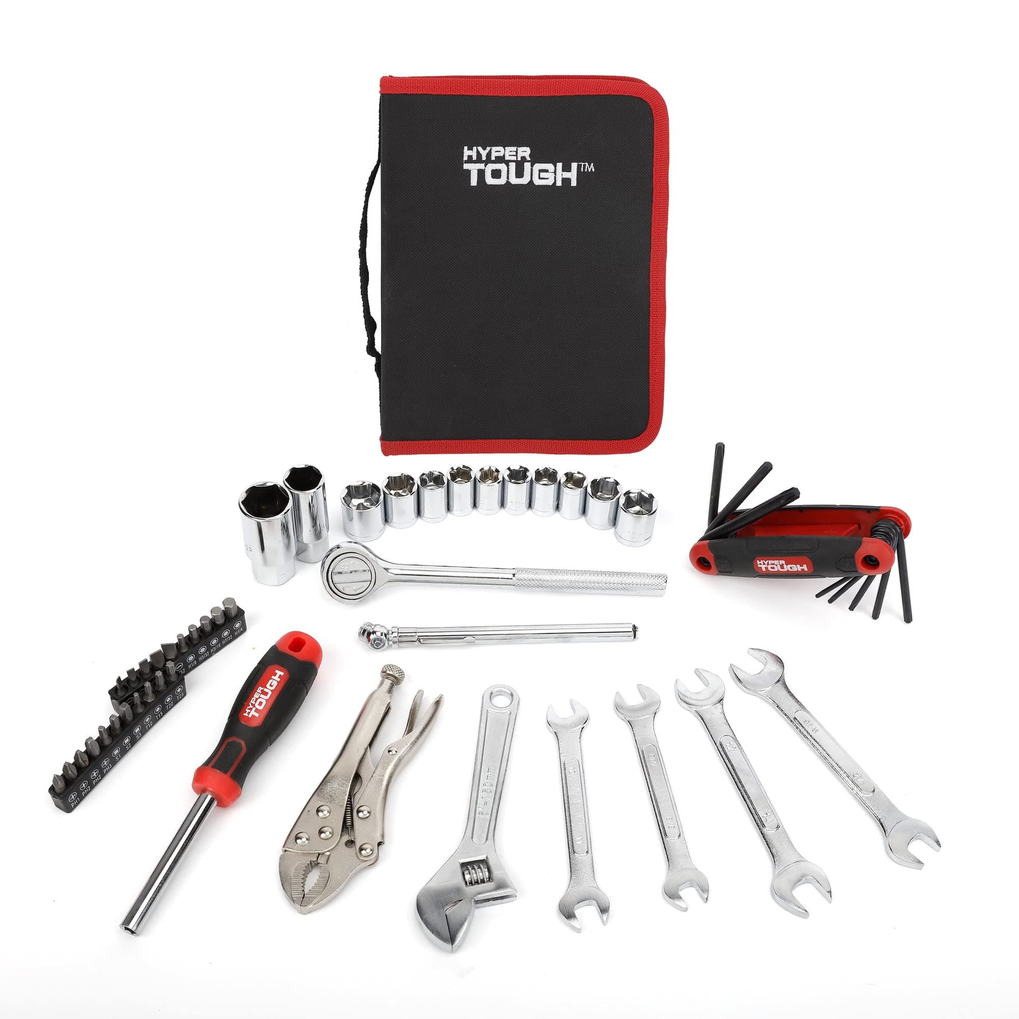 Hyper ToughHt 51-Piece car and Motorcycle Tool kit