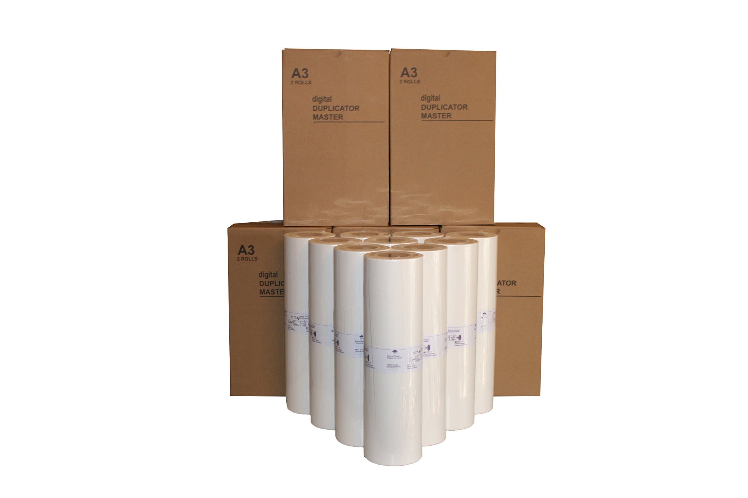 10 Wholesale Widgets Brand A3-LG Masters, Compatible with Riso S-4363 / S-8131 Z-Type for use in Riso MZ790, RZ390, RZ590, and RZ790 Duplicators. This is a Case of 10 Masters.