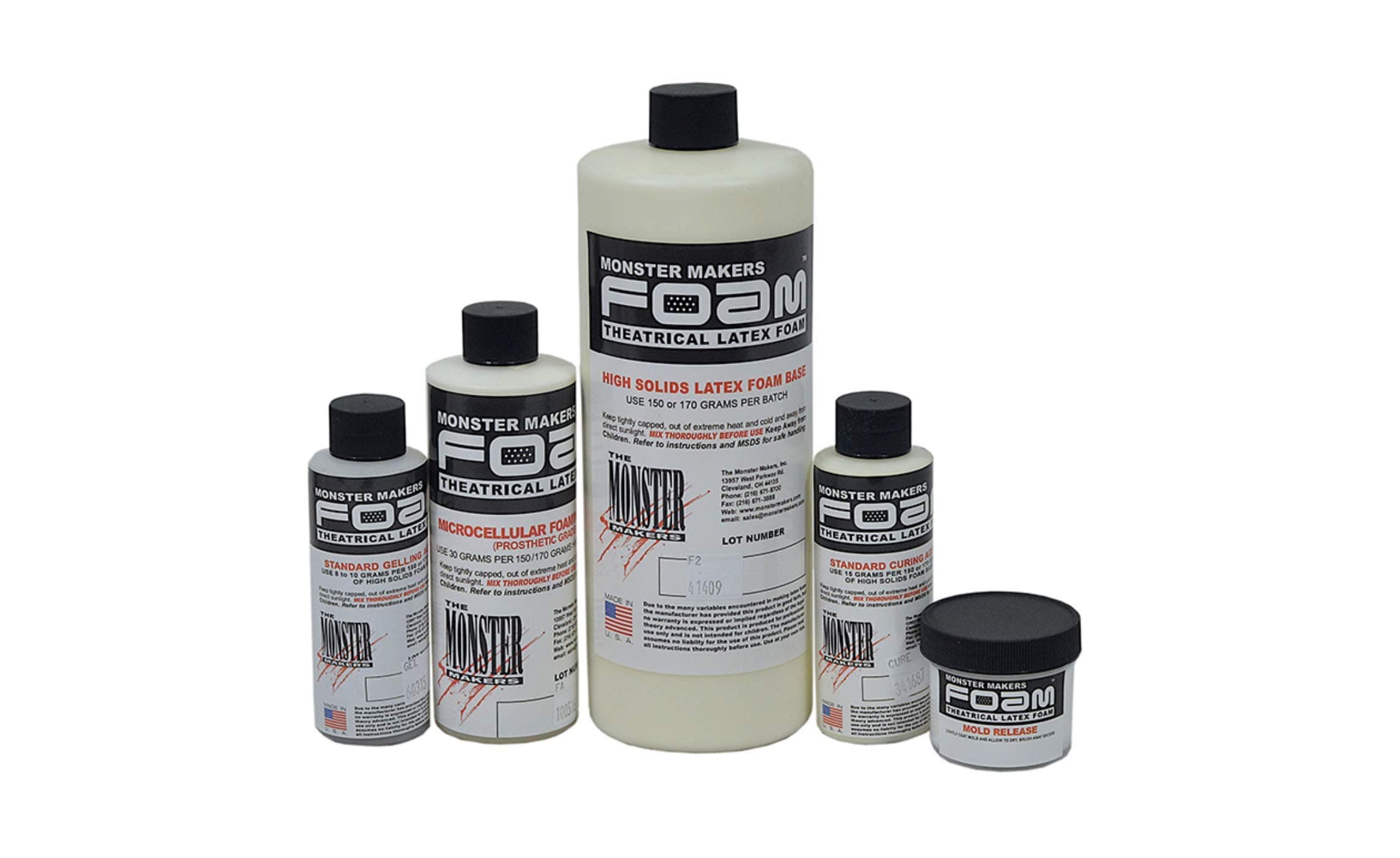 The Monster Makers Complete Foam Latex Kit: 1 Quart (Prosthetic Grade)