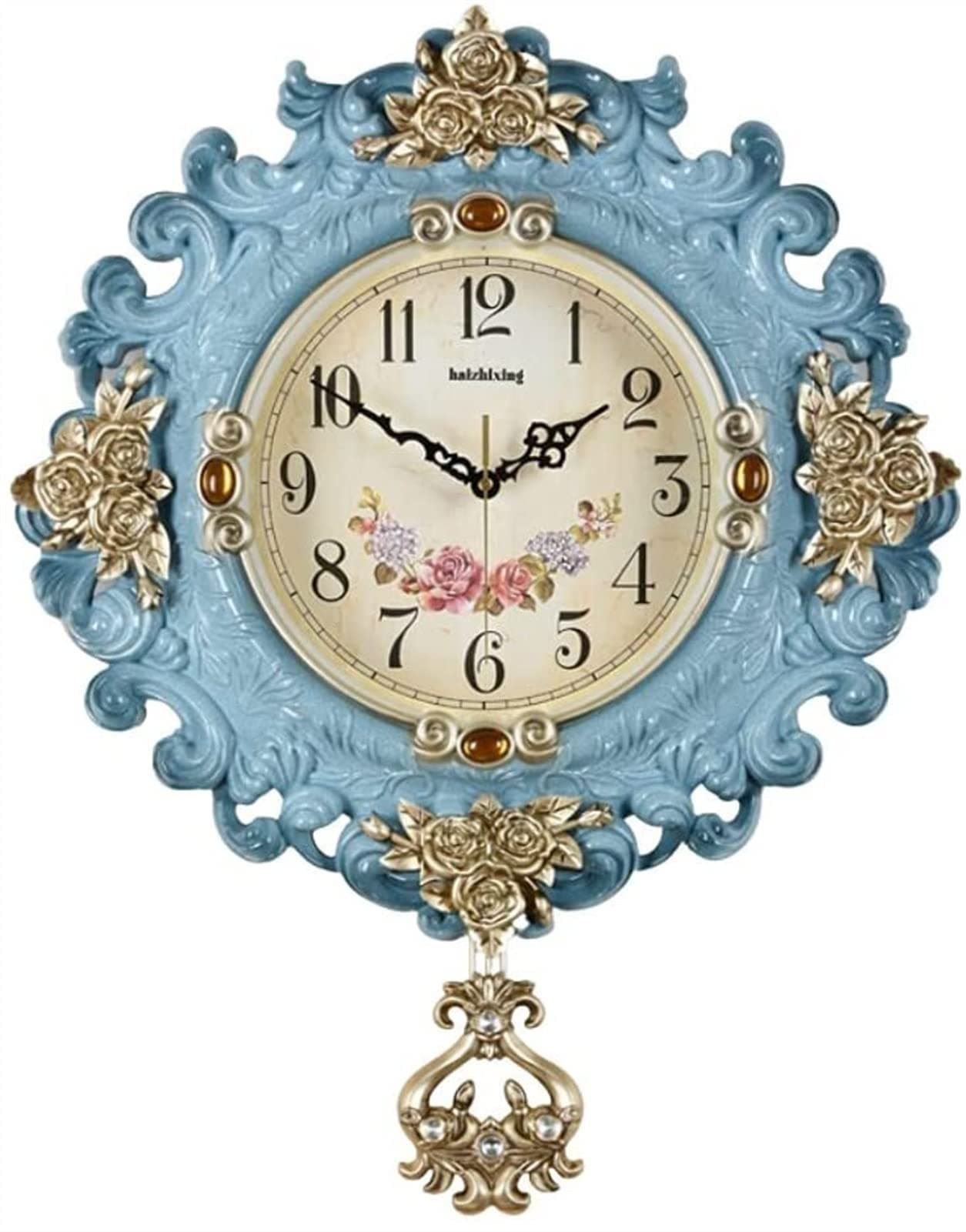 Decorative Wall Clock Large Decorative Wall Clock Nordic Creative Simplicity Art Wall Clock For Living Room Bedroom Kitchen Office Decor Wall Decor Vintage Wall Clock (Color : C)