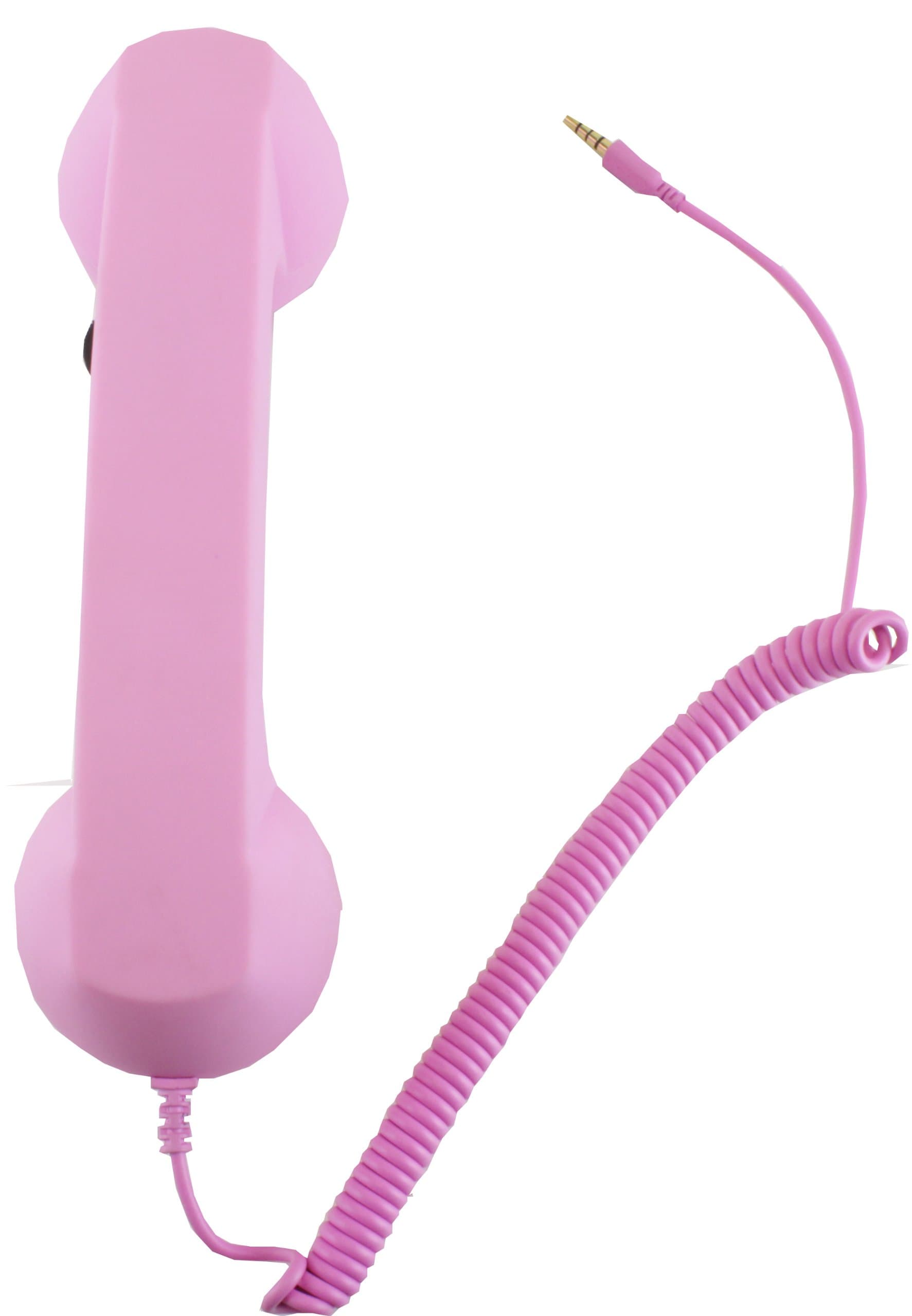 Retro Phone Handset - Pink by yby