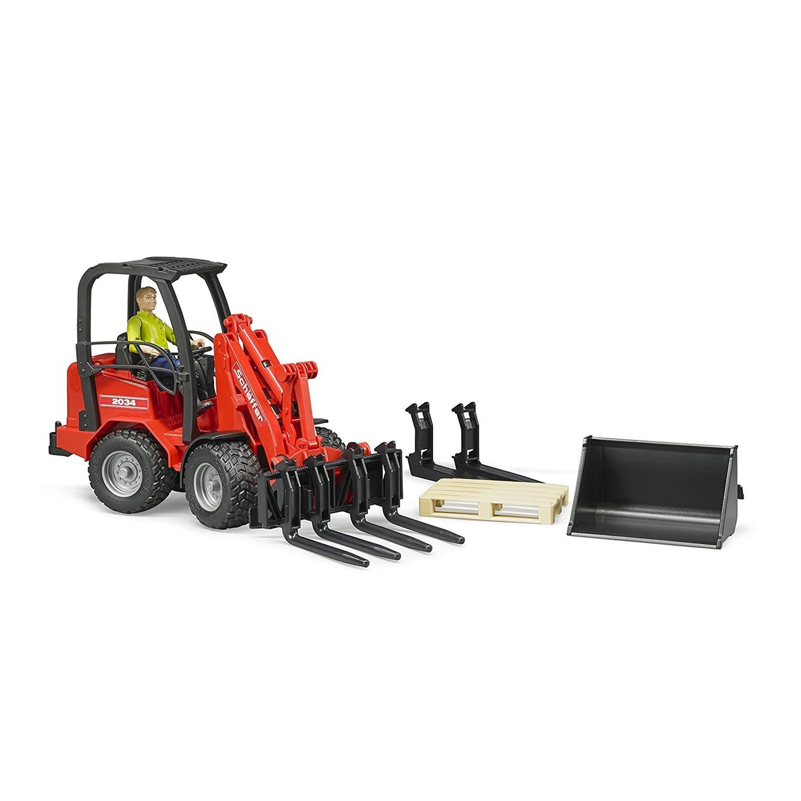 02191 Schaeffer Compact Loader 2630 with Figure & Accessories Vehicle