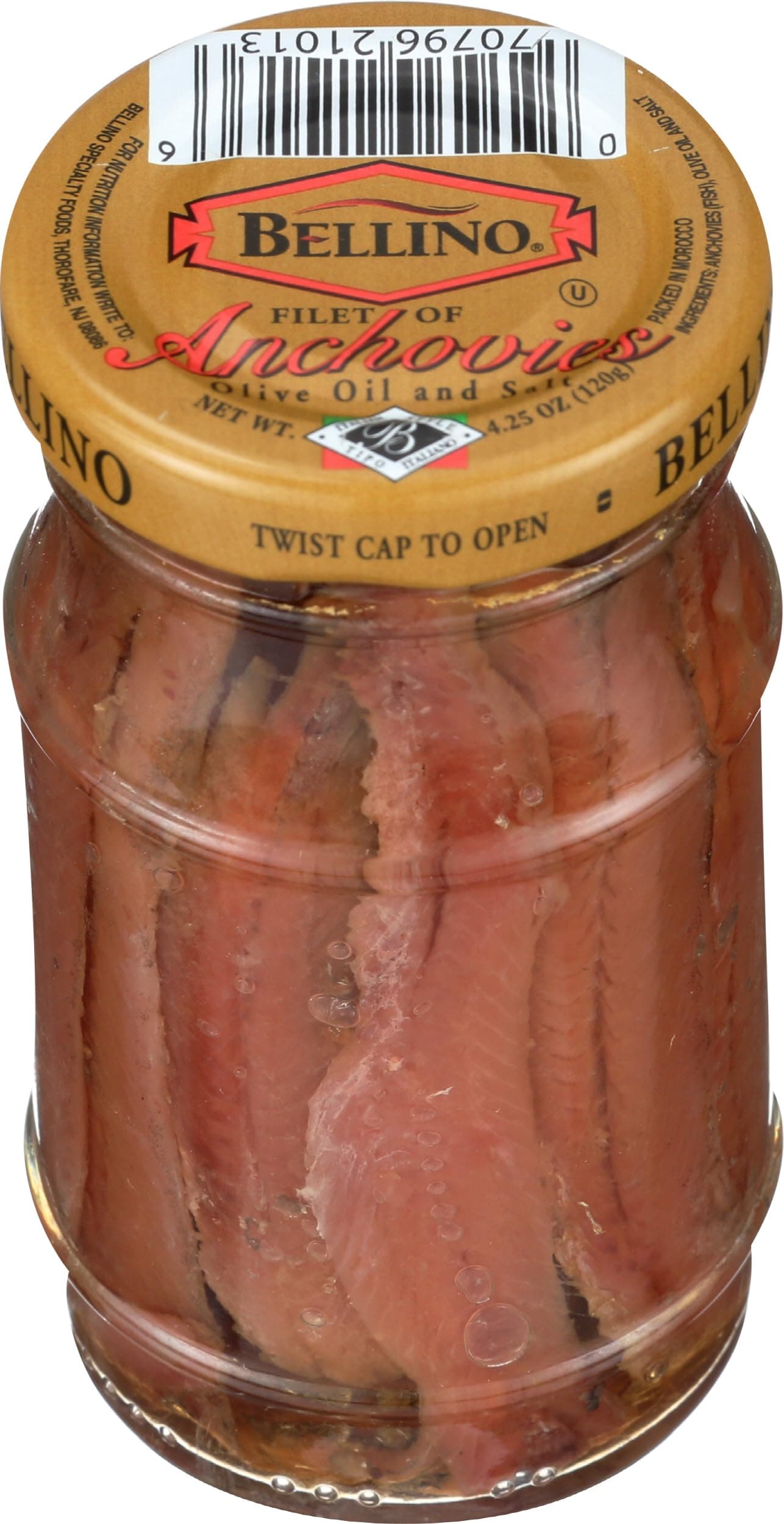 Bellino, Anchovy Fillets, 4.25 oz