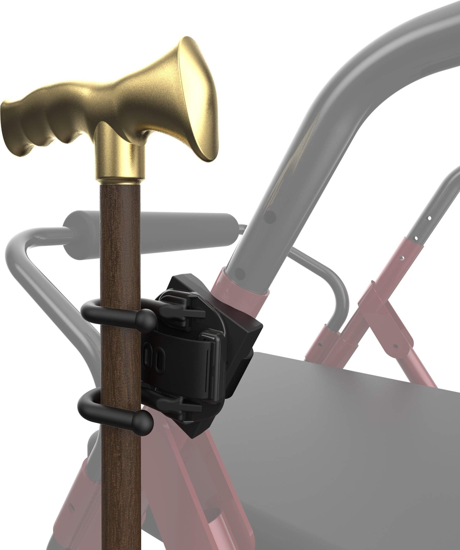 Easy to Use Products Mobility Dual Hooks - Bag, Cane, or Light Holder