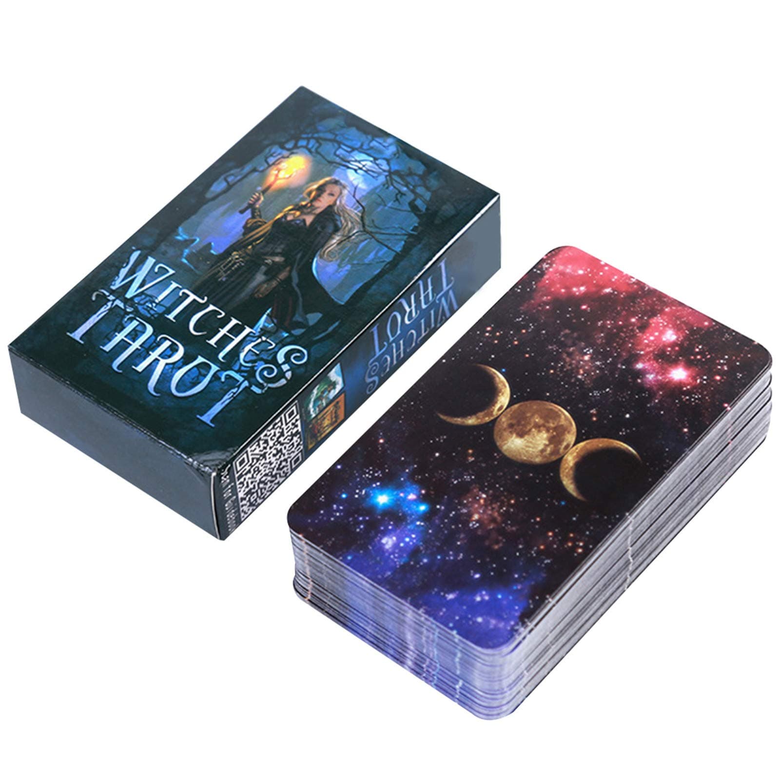 78Pcs/Set Tarot Cards Deck Board Future Telling Divination Game English Edition Witches SN07408