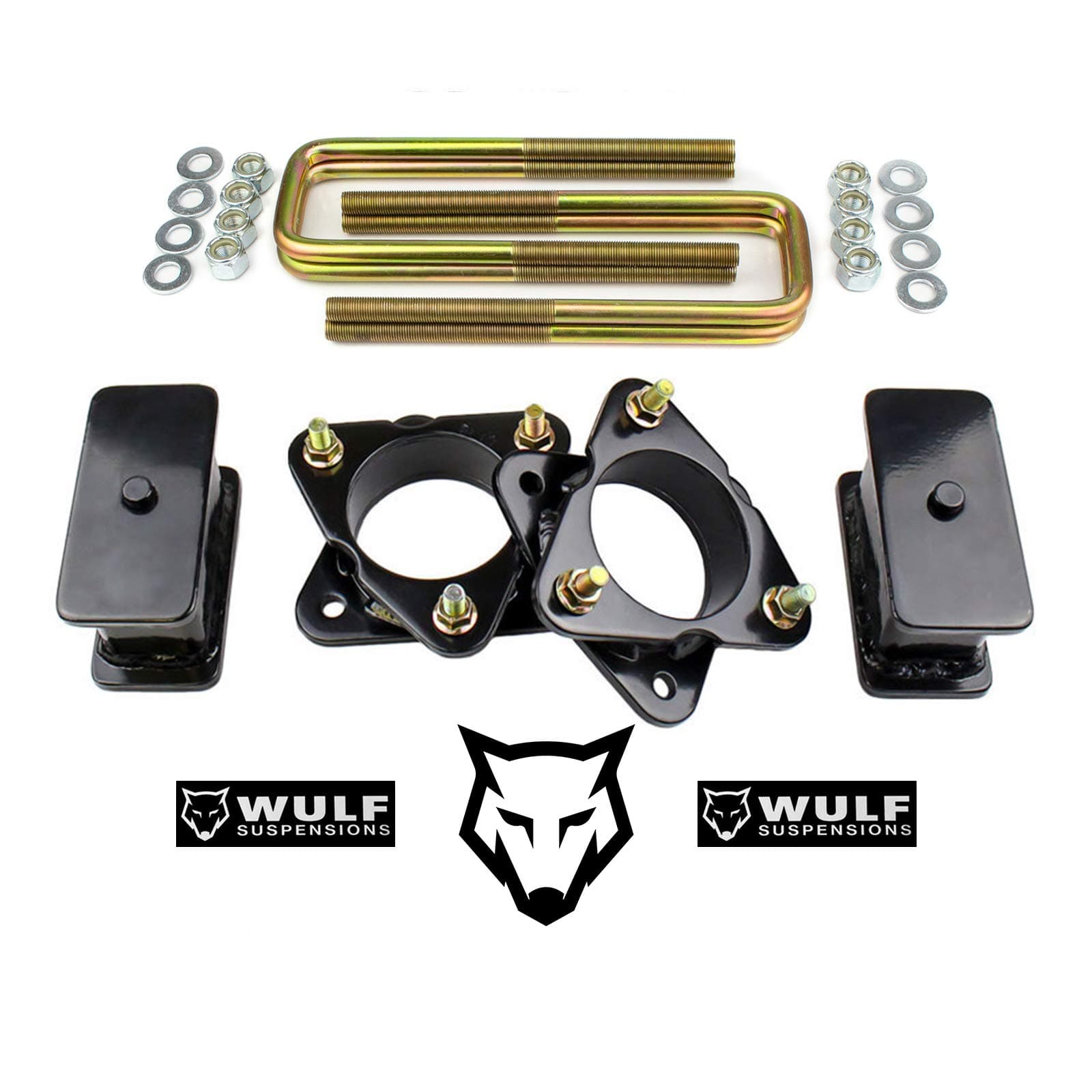 WULF 3" Front 3" Rear Lift Kit compatible with 2007-2018 Chevy Silverado GMC Sierra 2WD 4X4