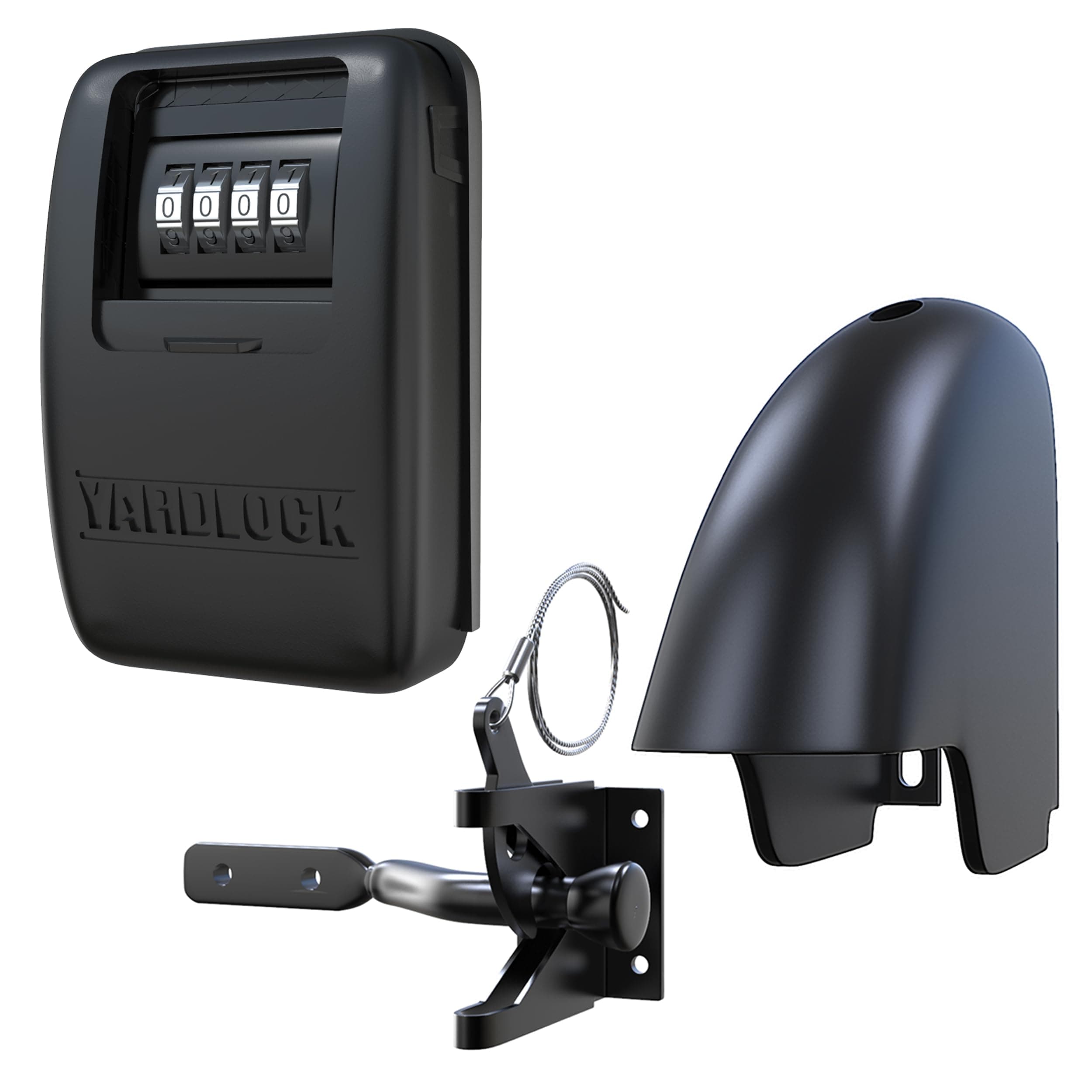 Gate Lock XLB – Secure Keyless Fence Lock and Latch with 2-way Access – Strong Durable System for Theft Prevention and Home Security, Easy Installation on Wood or Vinyl Gates/Fences