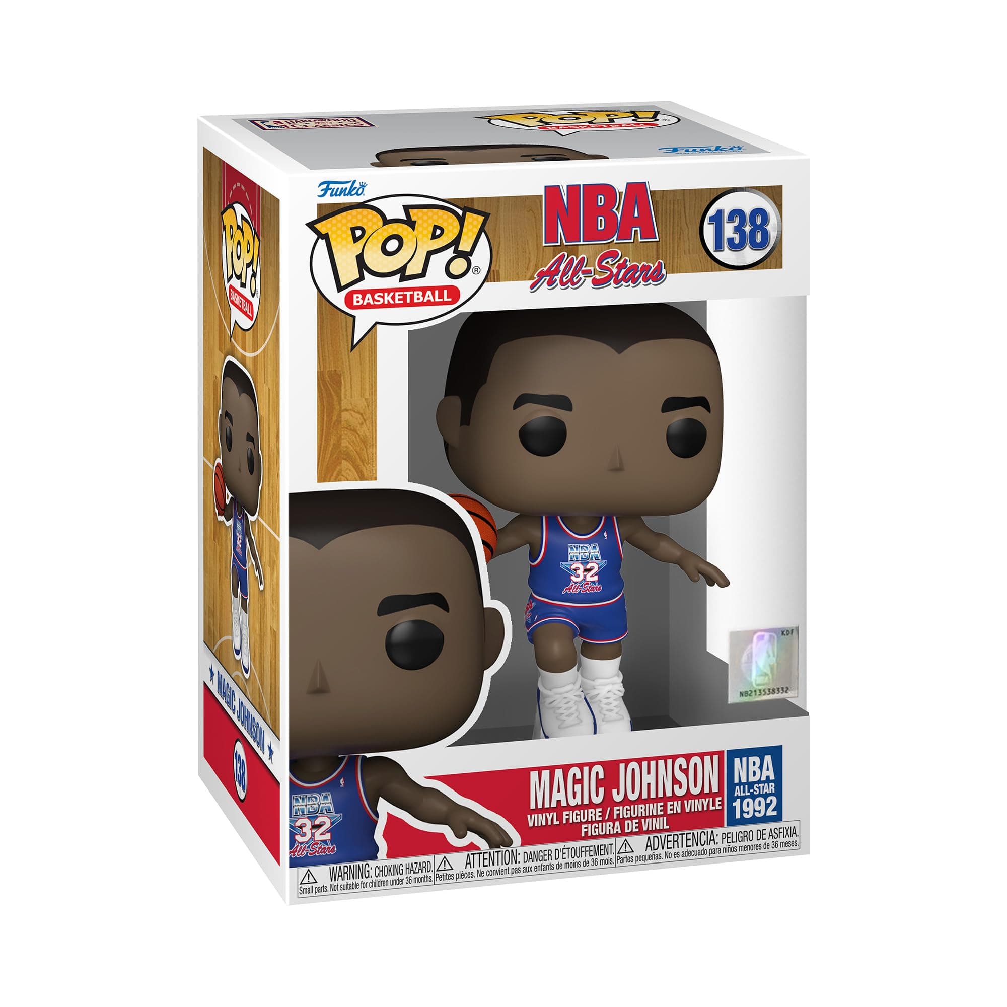 Funko Pop! NBA: Legends - Magic Johnson, Blue All Star Uniform 1991