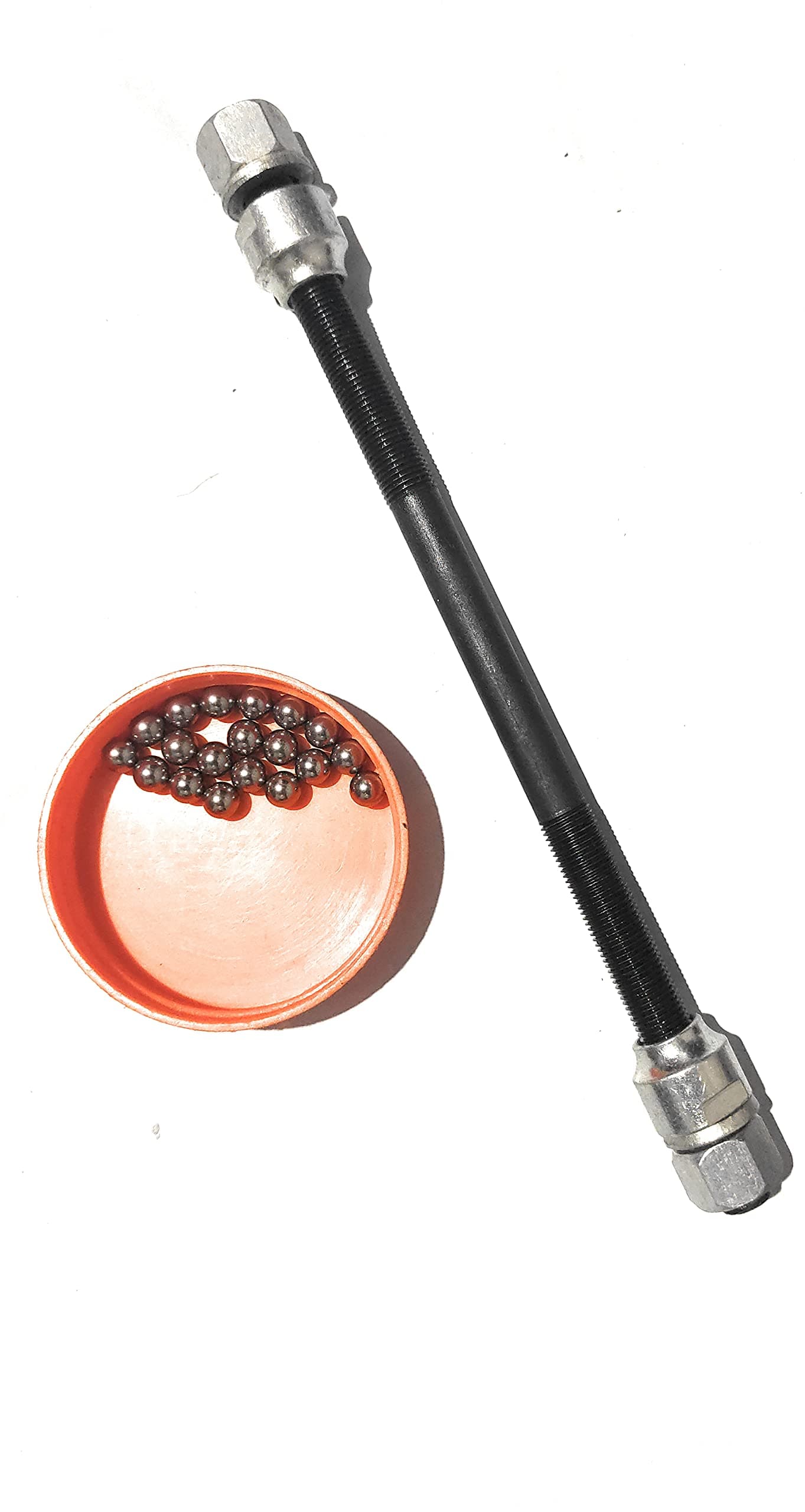 Generic Bicycle Rim axle (8 inch) Back with Balls