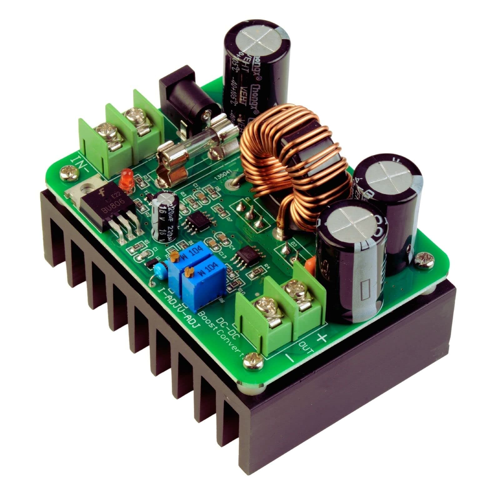 DC-DC Boost Converter 12-60V to 12-80V Step-up Voltage Regulator 600W 10A Auto Power Supply Transformer Adjustable Output Voltage