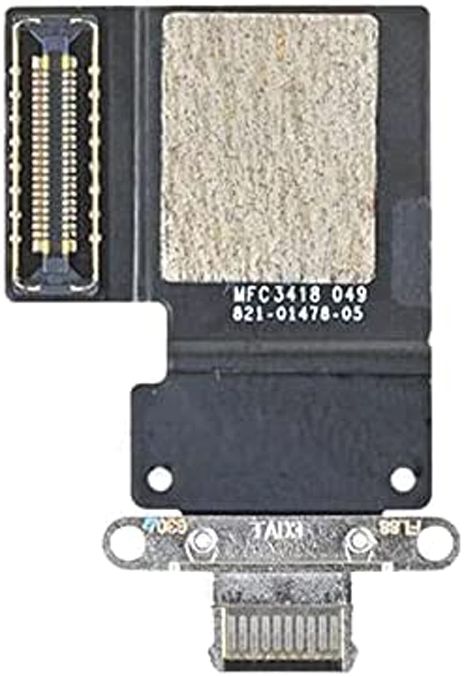 Dedia New Dock Connector Compatible with iPad Pro 11" 2018 A1980 A2013 A1934 | iPad Pro 12.9" 3rd A1876 A2014 A1895 Charging Port Assembly Flex Cable (Black)