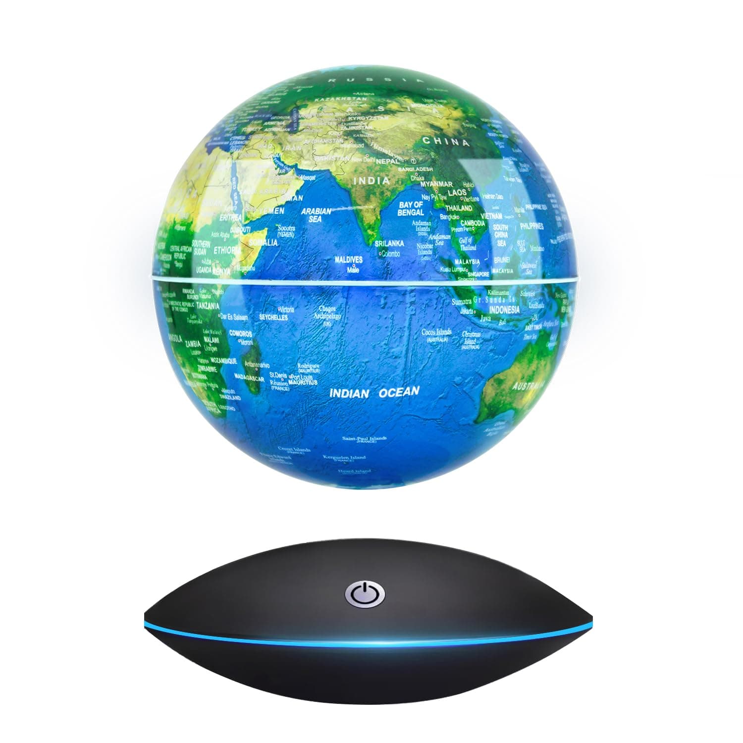 Magnetic Levitation Floating Globe Rotating World Map - Anti Gravity for Educational Gift Home Office Classroom Desk Decoration â€“