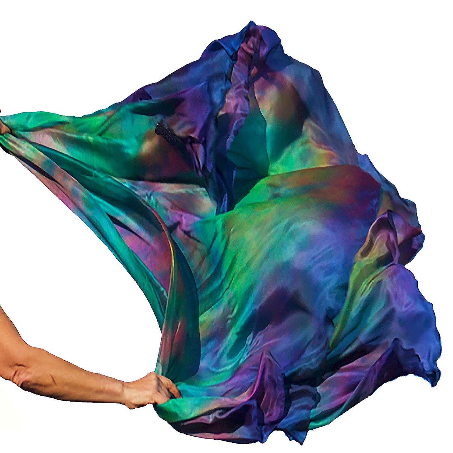 Nahari Silks 100% Hand-dyed Silk Veils in Blends & Patterns