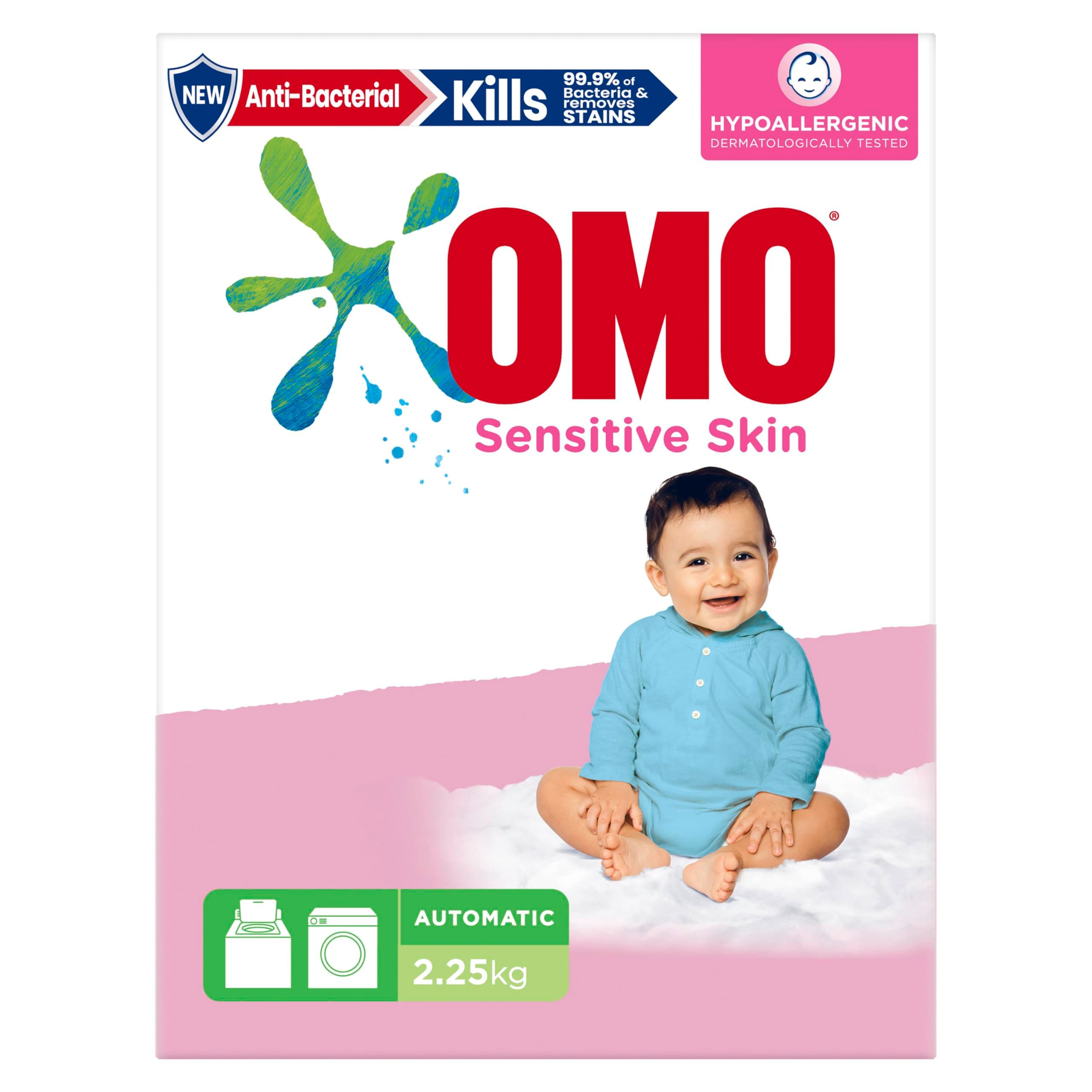 Automatic Powder Laundry Detergent, for Sensitive skin, 2.25 KG