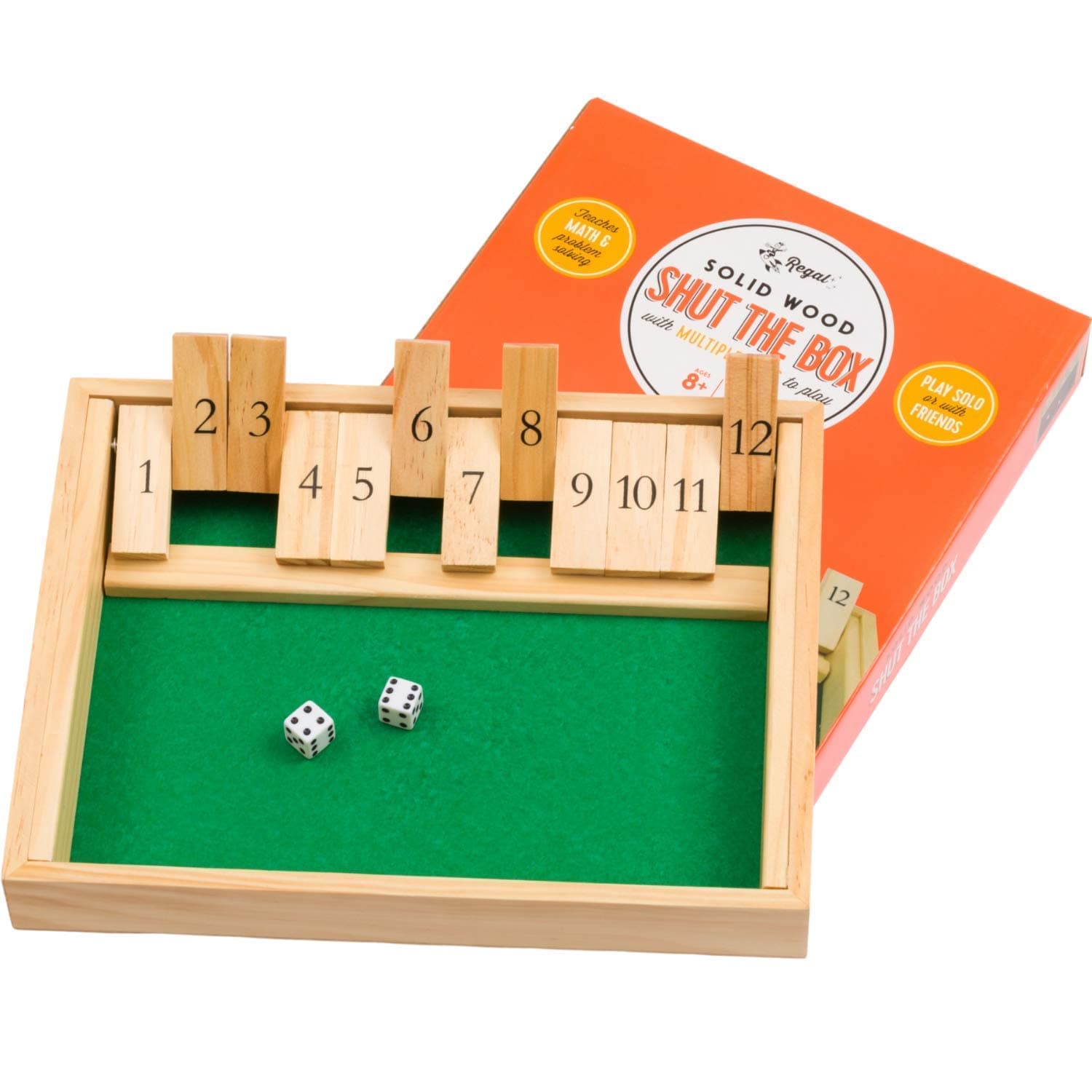 Shut The Box 12 Spot Game Set