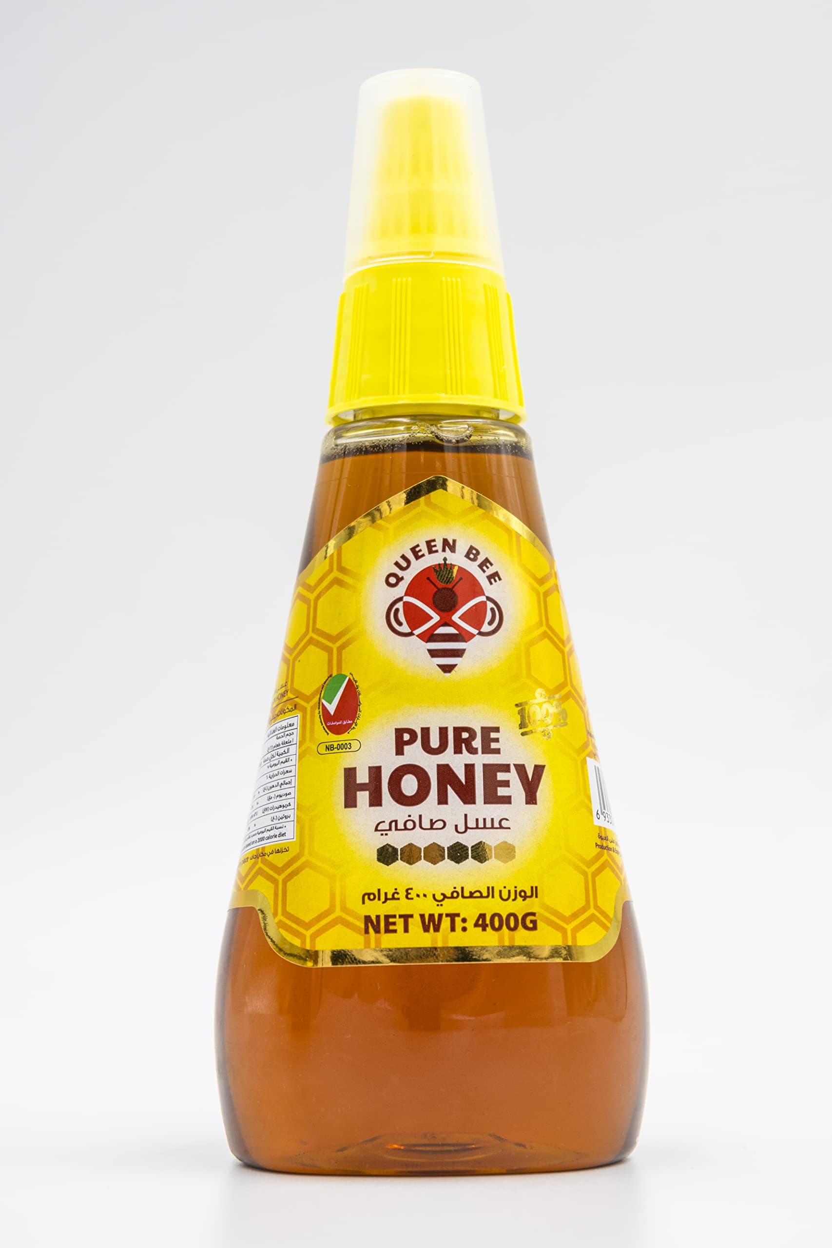 Queenbee Pure Honey 400Gm Squeezy
