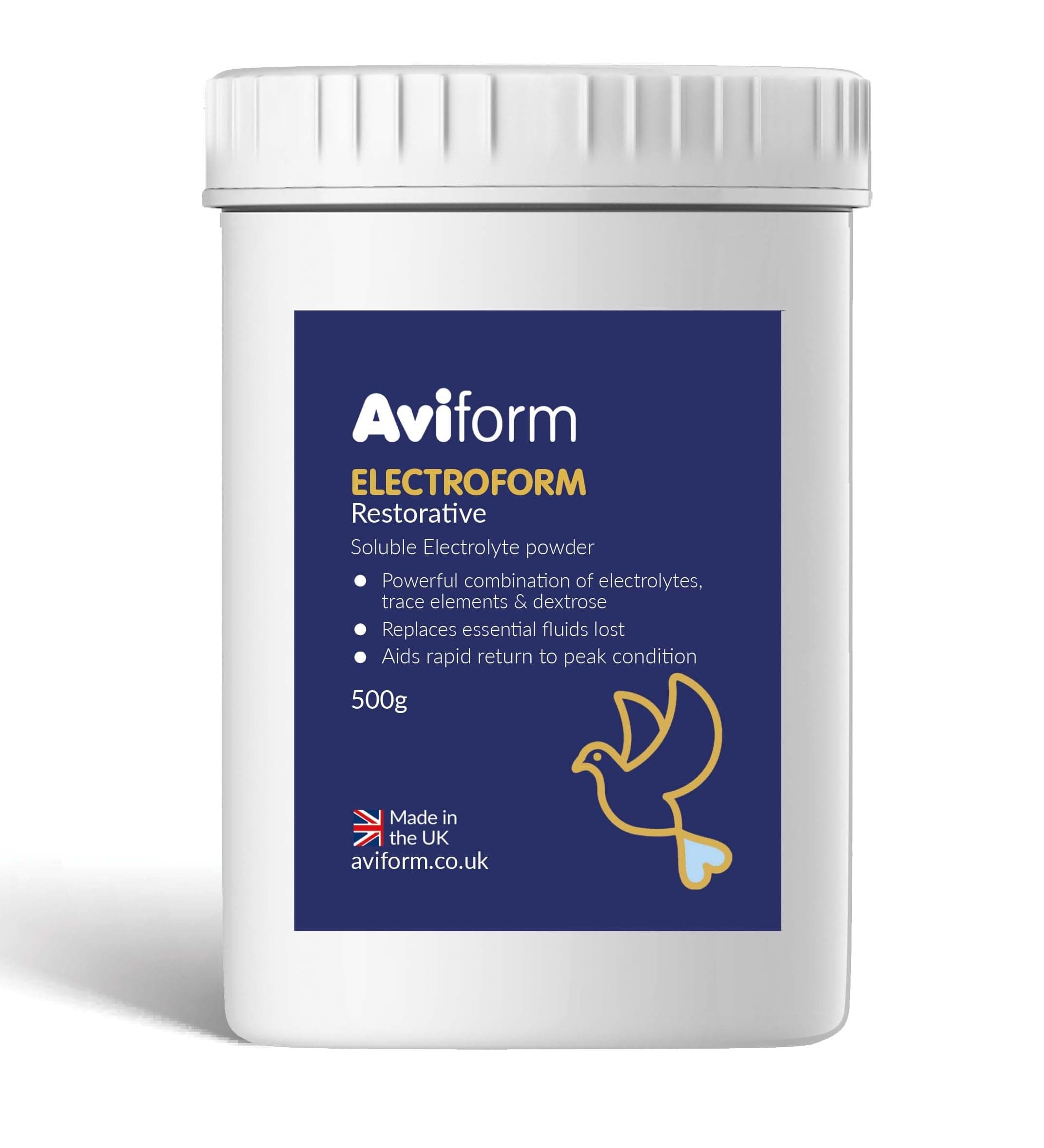 ELECTROFORM Soluble Electrolytes for Racing Pigeons 500g