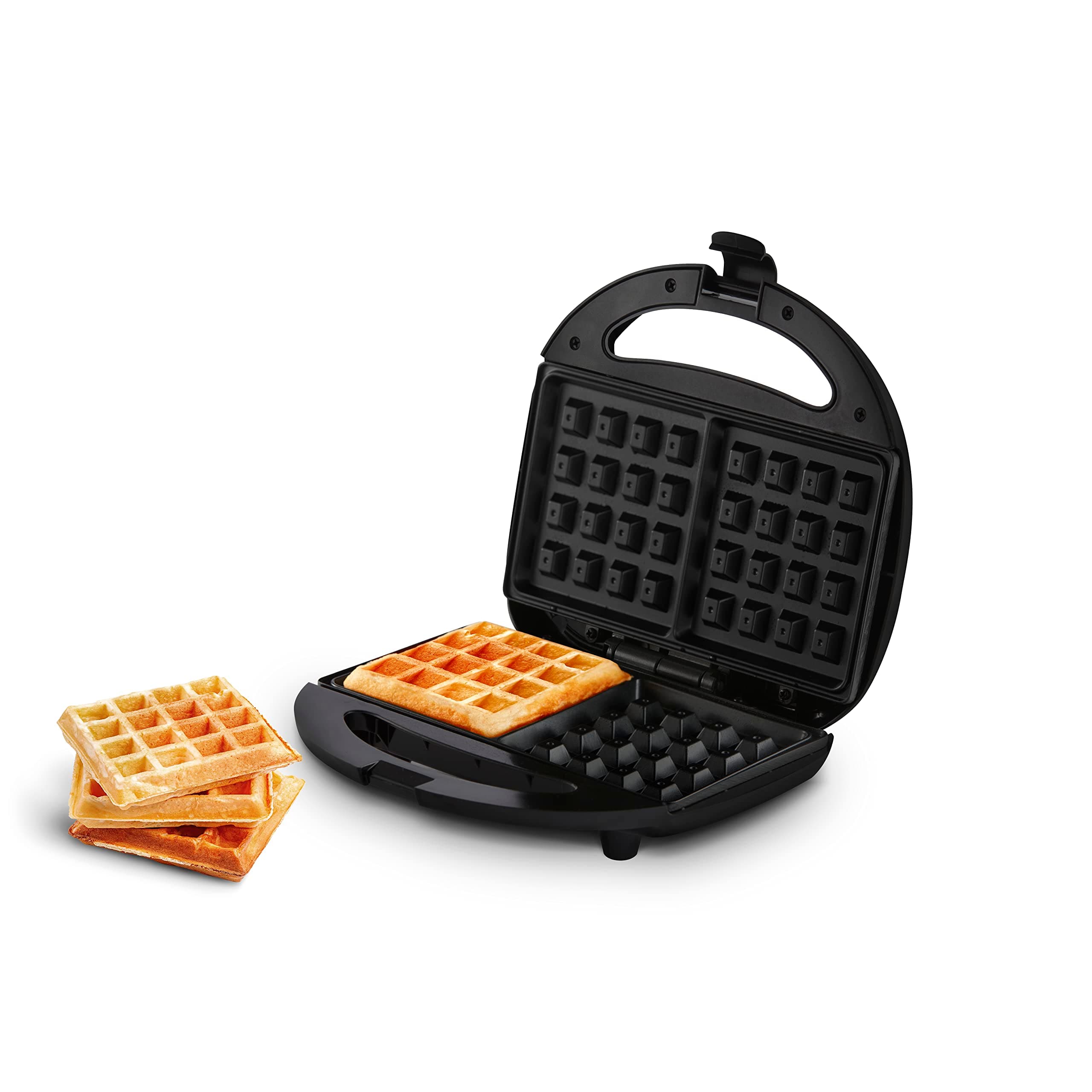 TowerT19041BLK Waffle Maker, Plastic, 750 W, Black